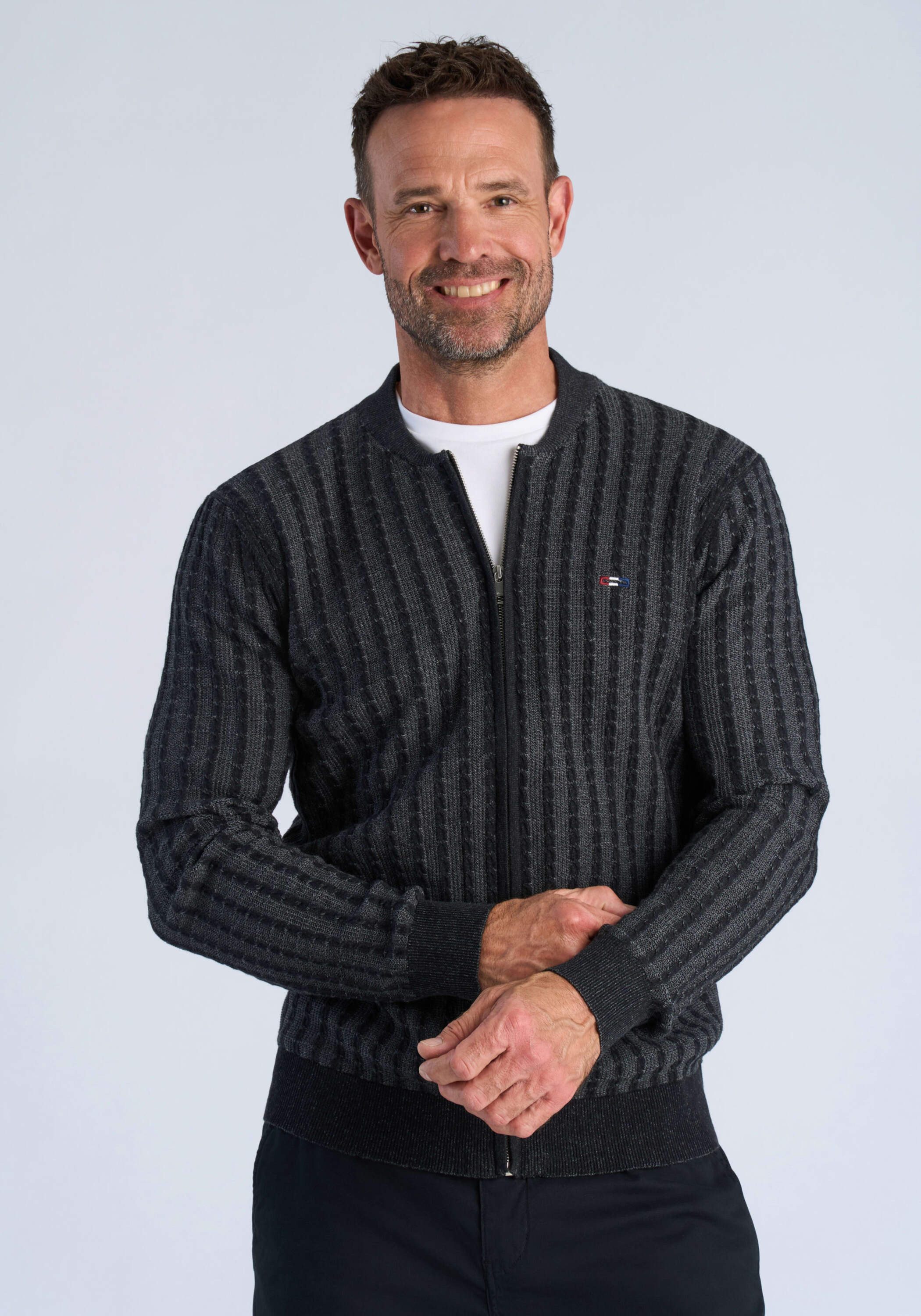 BISON Cardigan Cardigan Comfort Fit