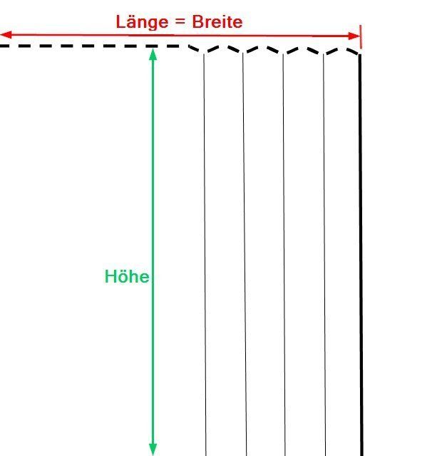 (1 VHG, Gardine Polyester, Maß nach Jacquard, Kräuselband Marlene, transparent, St), Wirkware, pflegeleicht,