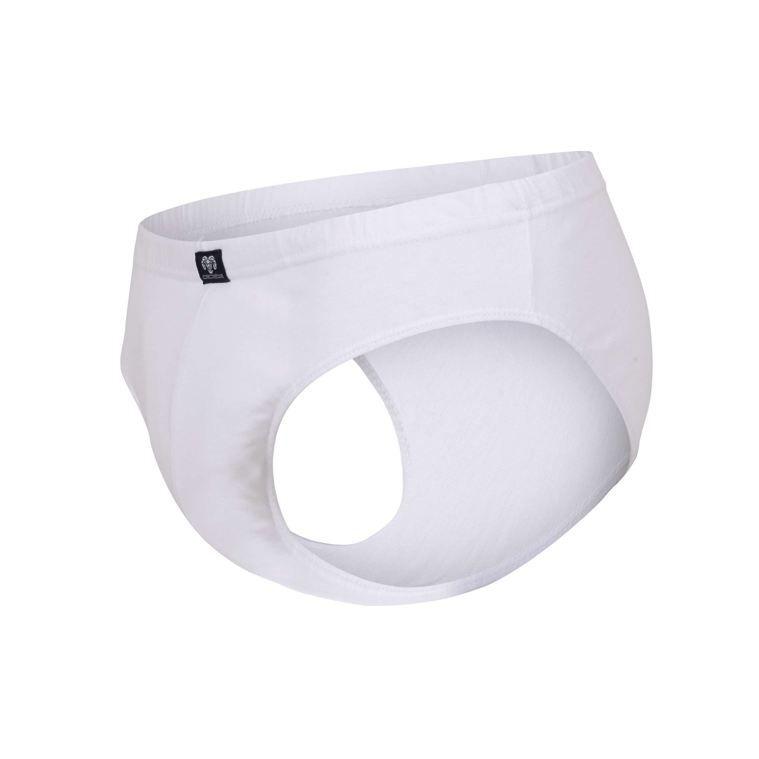 CECEBA Slip CECEBA Herren Slip weiß uni 5er Pack (5-St)