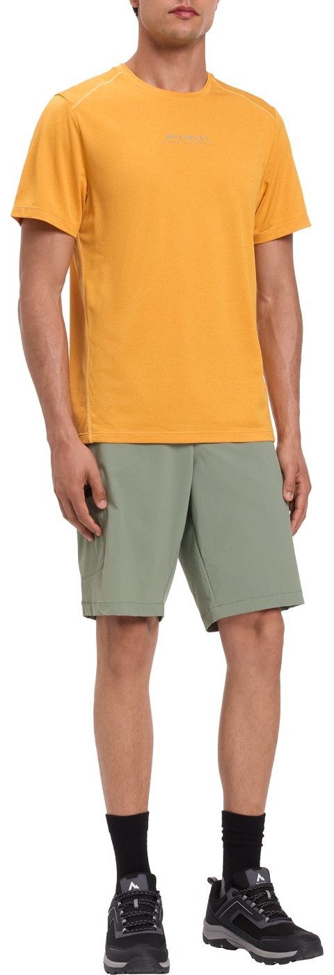 McKINLEY Kurzarmshirt He.-T-Shirt Lele IV M MELANGE/YELLOW DARK