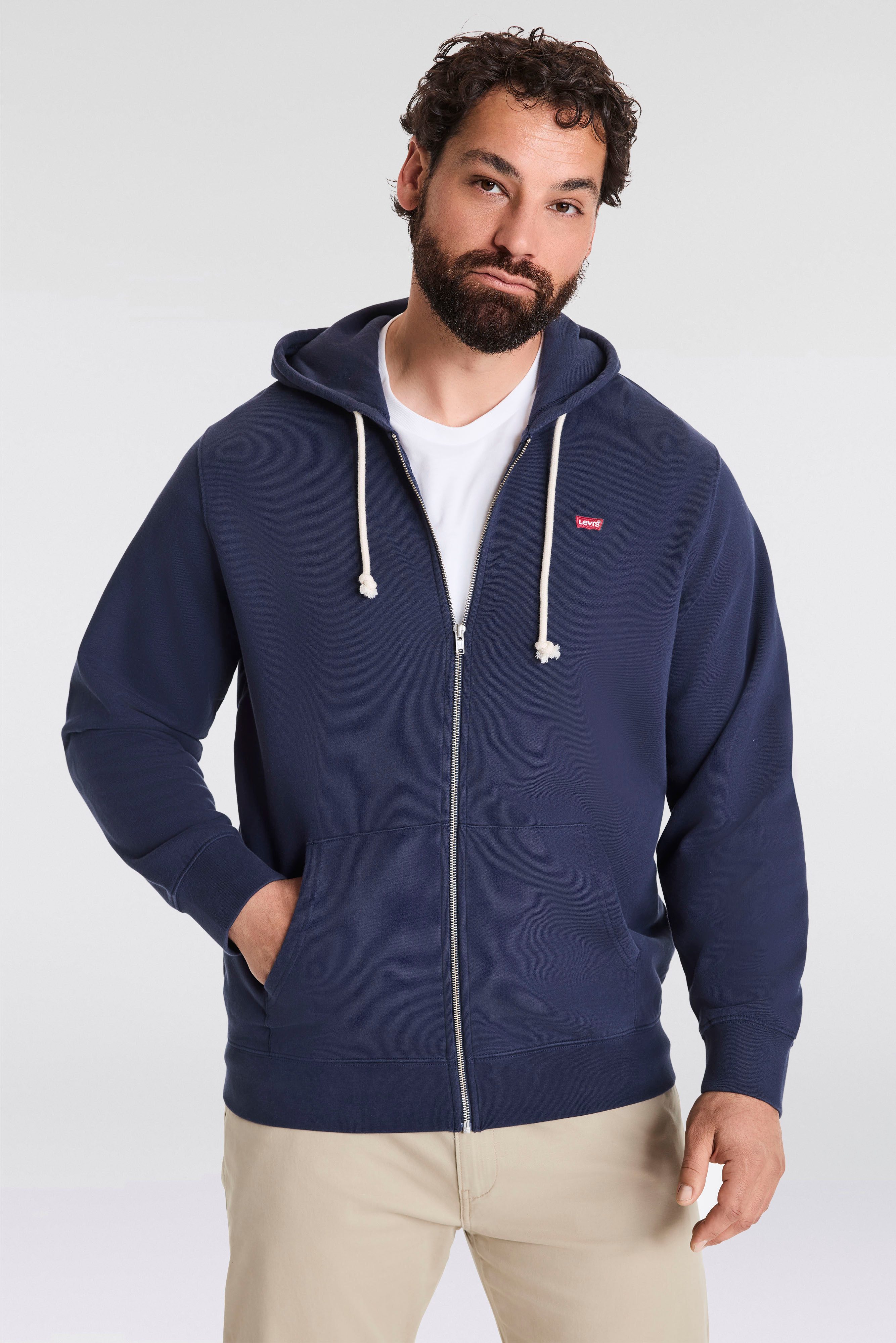 Levi's® Plus Kapuzensweatshirt mit dezentem Levi's® günstig online kaufen