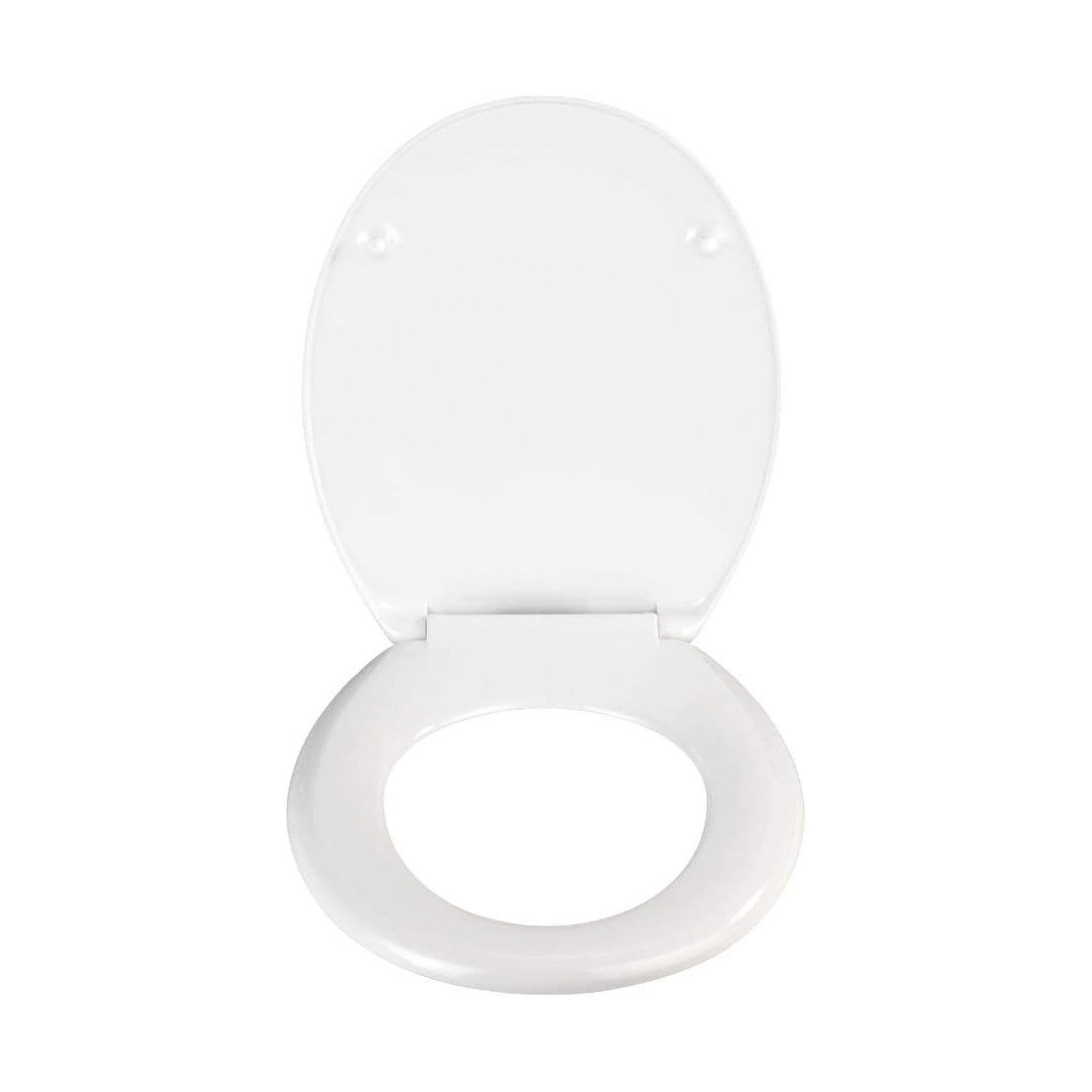 WENKO WC-Sitz WC-Sitz Duroplast WC Toiletten Sitz Waterdrop Toilettensitz Grau (1-St), mit Absenkautomatik, Fix-Clip Befestigung