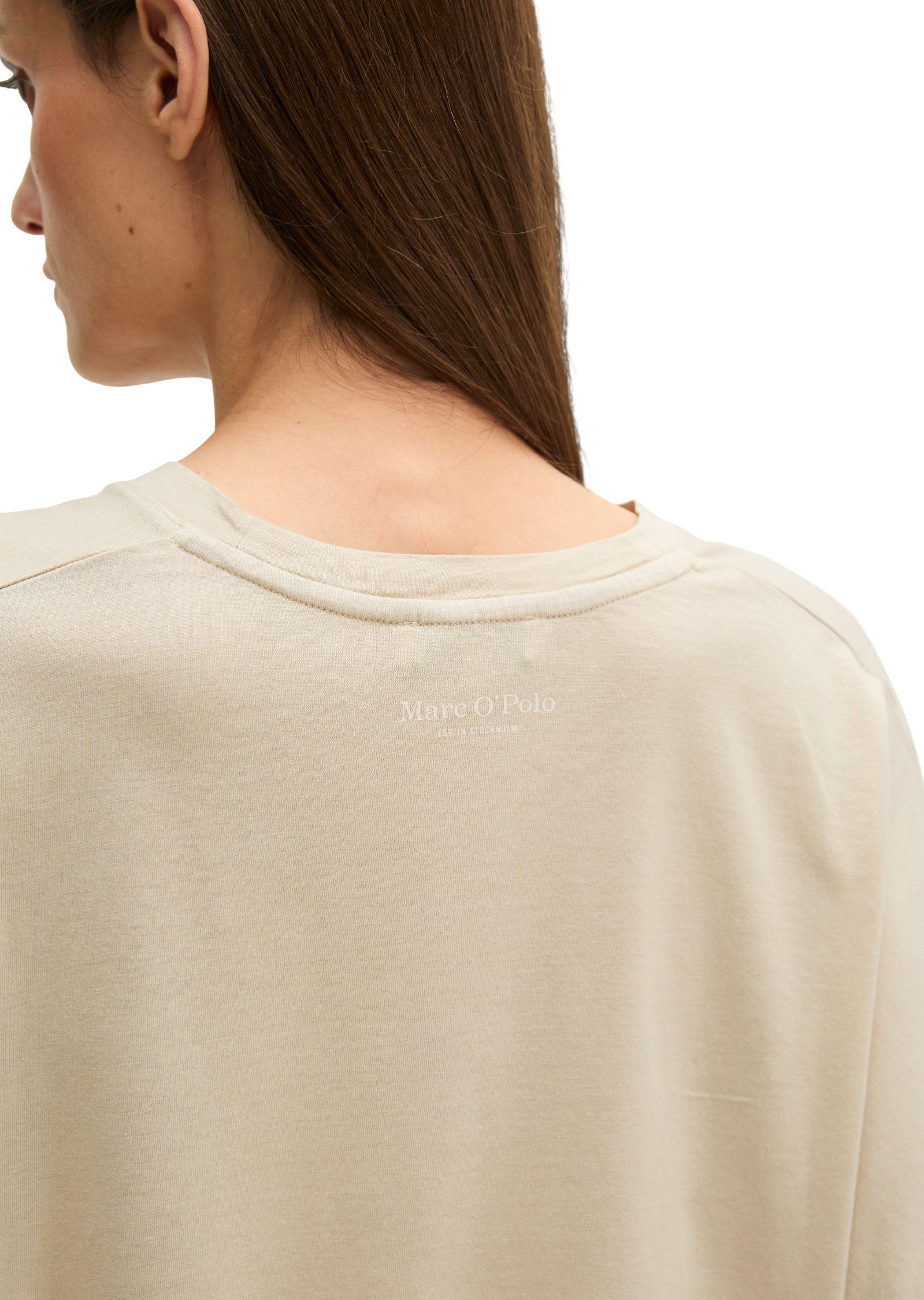 Marc O'Polo T-Shirt aus fließendem Lyocell-Baumwolle-Mix – Bild 4 von 5