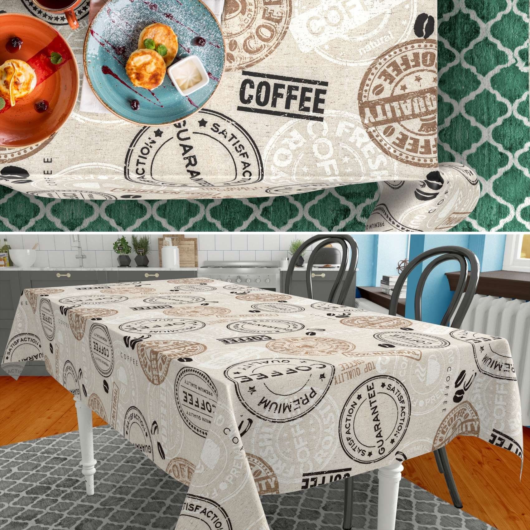 ANRO Tischdecke mit Tee und Kaffee günstig online kaufen