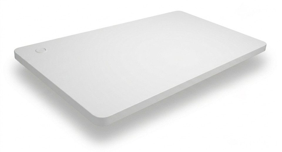 LMG Germany Schreibtischplatte Tischplatten Verbundholz Eiche Halifax Rustikal, Verbundholz 2,5 cm, Kabeldurchlass, kratzfest, Sicherheitskante