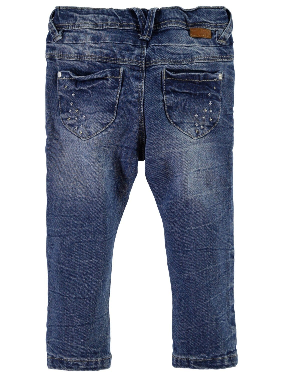 Name Baby-Mädchen It bestickten Jeans Name mit Taschen It Skinny-fit-Jeans