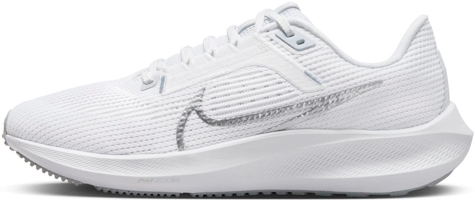 AIR Nike ZOOM PEGASUS 40 Laufschuh weiß-silber