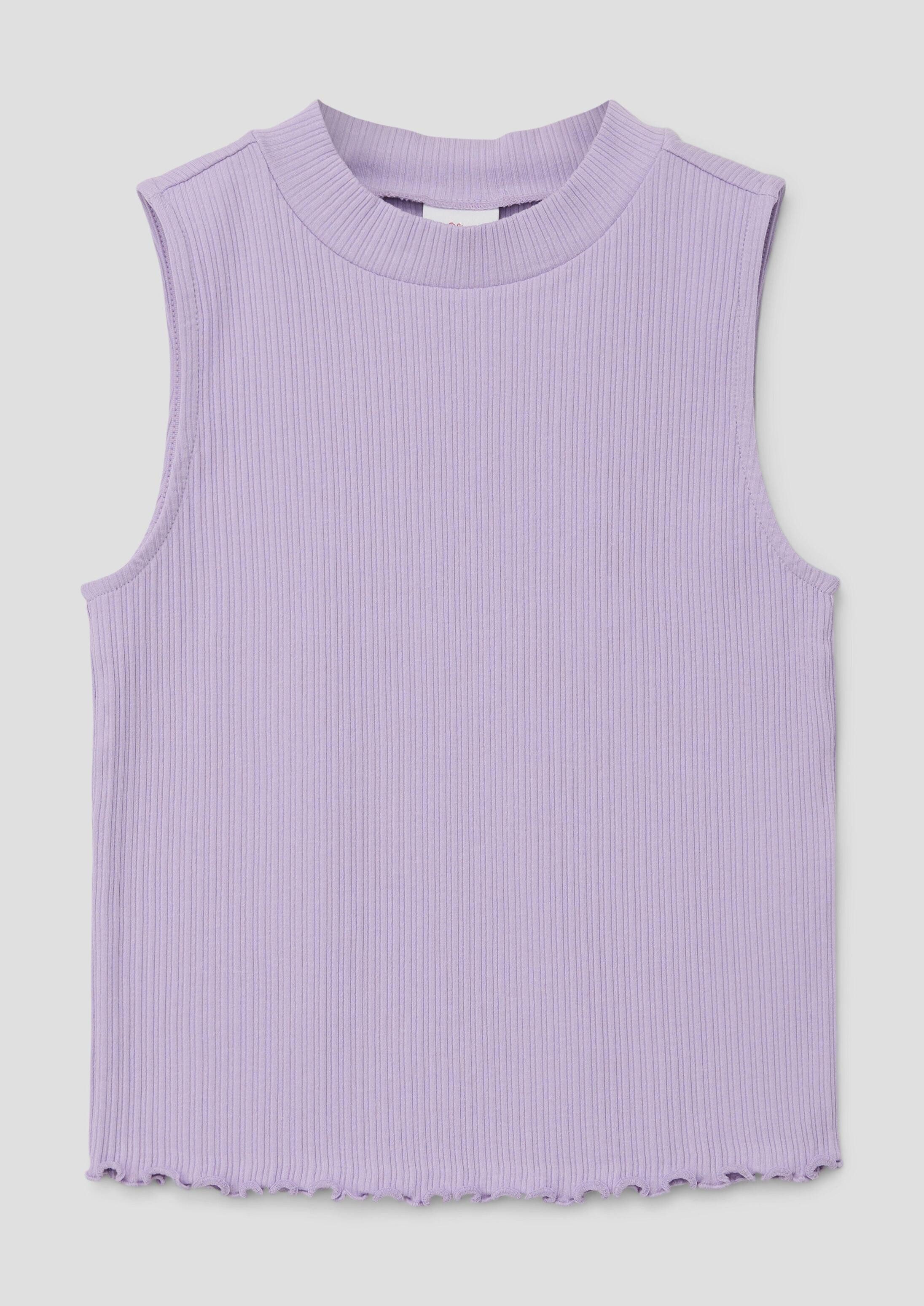 s.Oliver Muskelshirt T-Shirt Ärmelloses Shirt mit All-over-Print