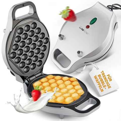 CLATRONIC Waffeleisen WA 3772, Waffeleisen für trendige Bubble-Waffeln