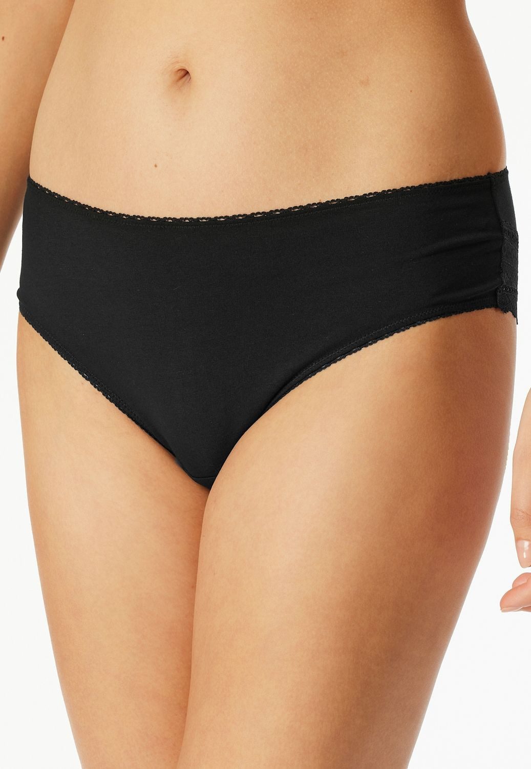 Schiesser Slip Modern Multipacks (Set) mit edler Spitzenverzierung an den Beinabschlüssen, im 6er Sparpack