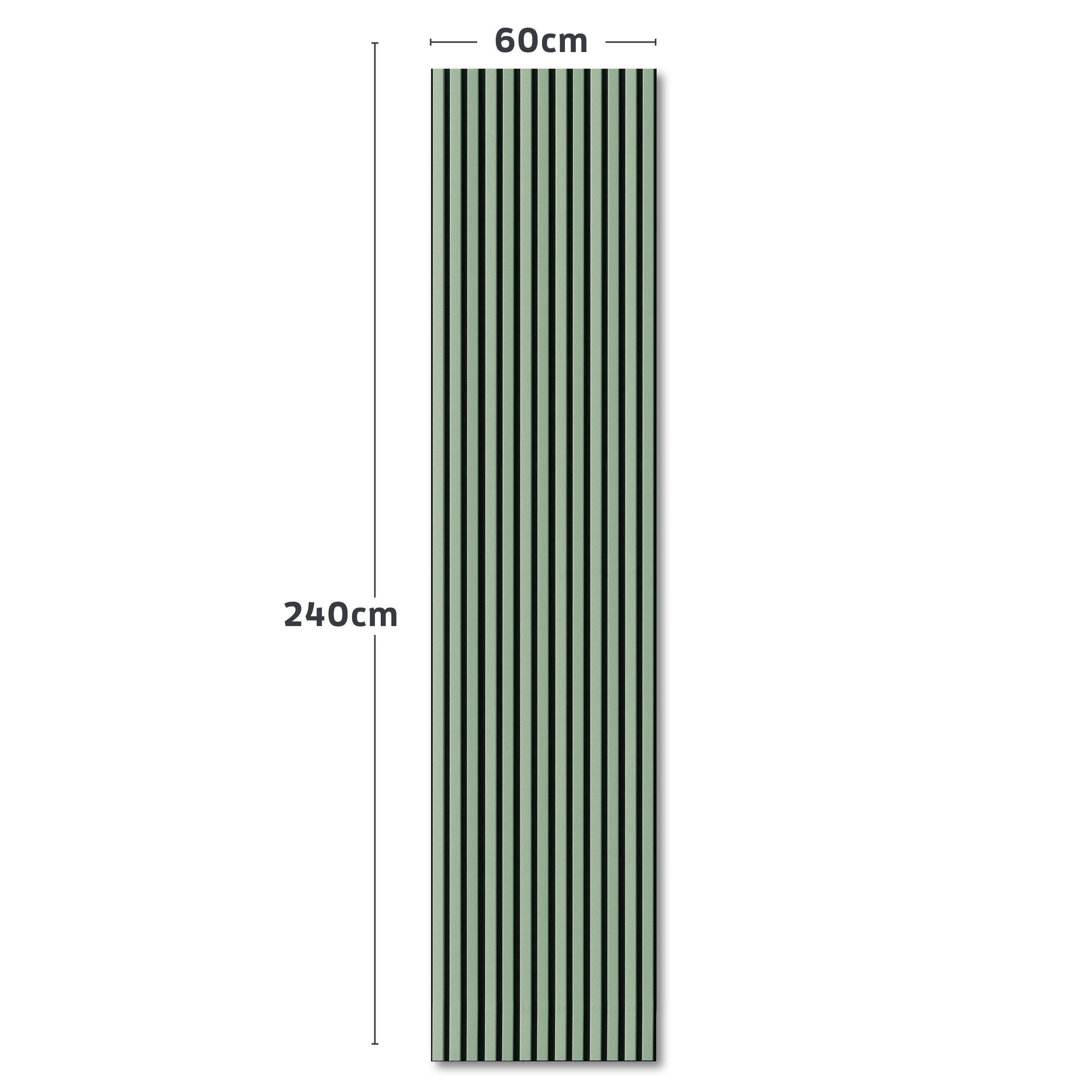 Kaiser plastic Wandpaneel Holz Akustikpaneele - Wandverkleidung, Lamellenwand, (1-tlg) in verschiedenen Größen, 3D Wandverkleidung, Schalldämmung