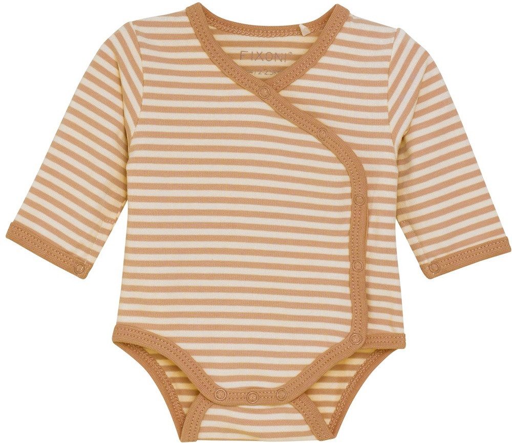 Fixoni Wickelbody Wrap Body LS Y/D Stripe