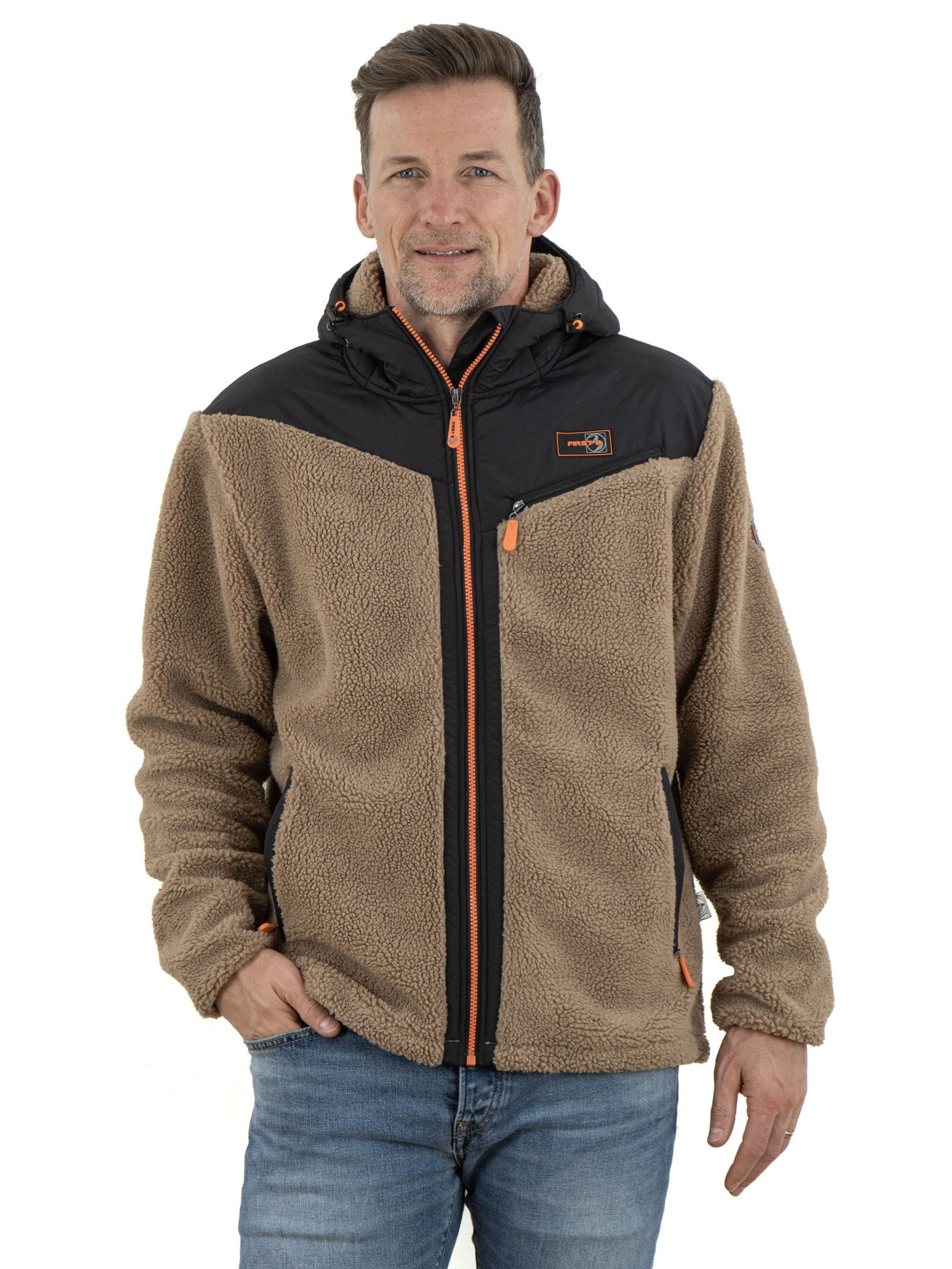 Fleecejacke Herren Sherpafleece Jacke Arnfried