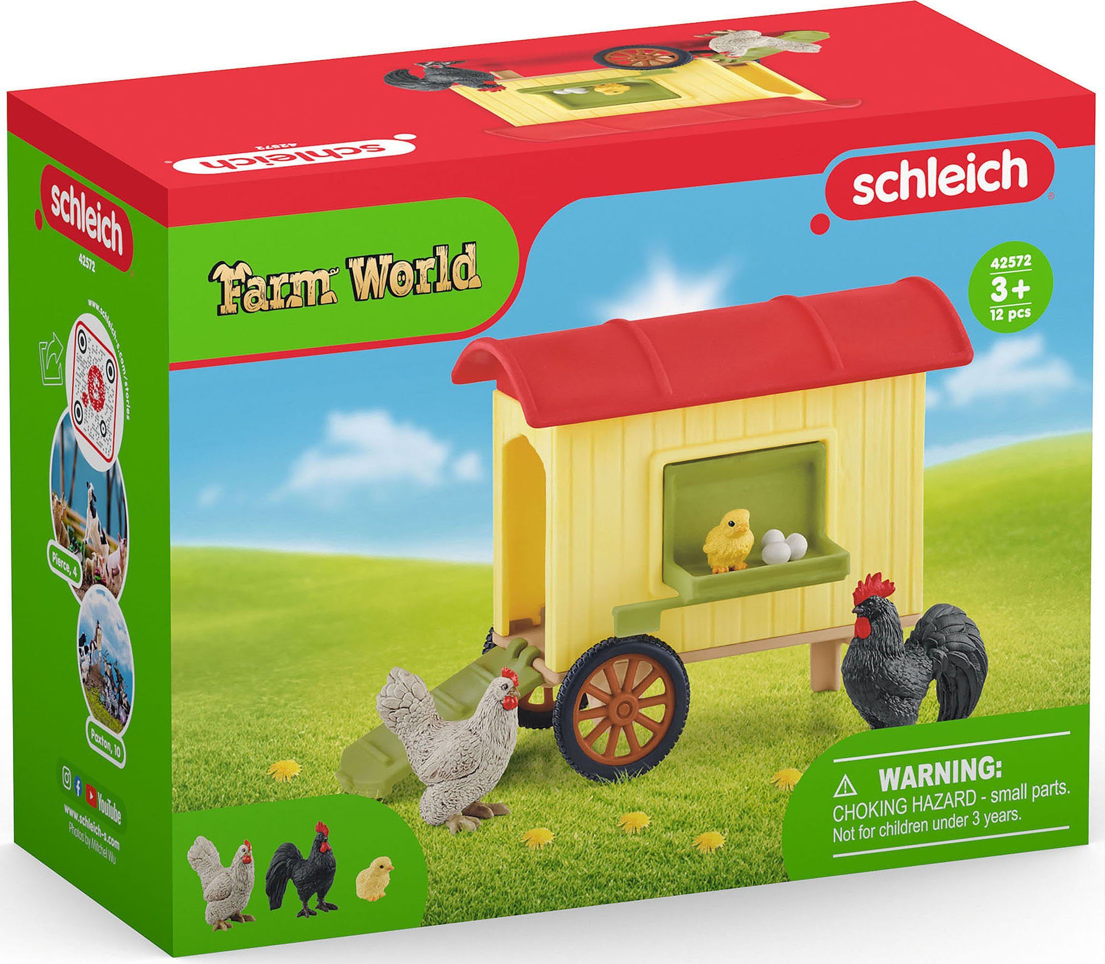 Schleich® FARM WORLD, (42572) Spielwelt Hühnerstall