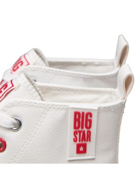 BIG STAR Sneakers aus Stoff JJ174071 White/Red Sneaker