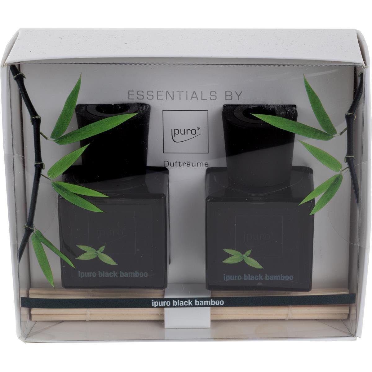 IPURO Raumduft Geschenkset Essentials by Ipuro Black Bamboo 2x 50ml