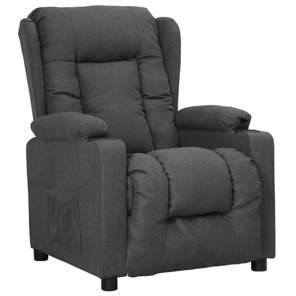vidaXL Sessel Aufstehsessel Dunkelgrau Stoff (1-St) günstig online kaufen