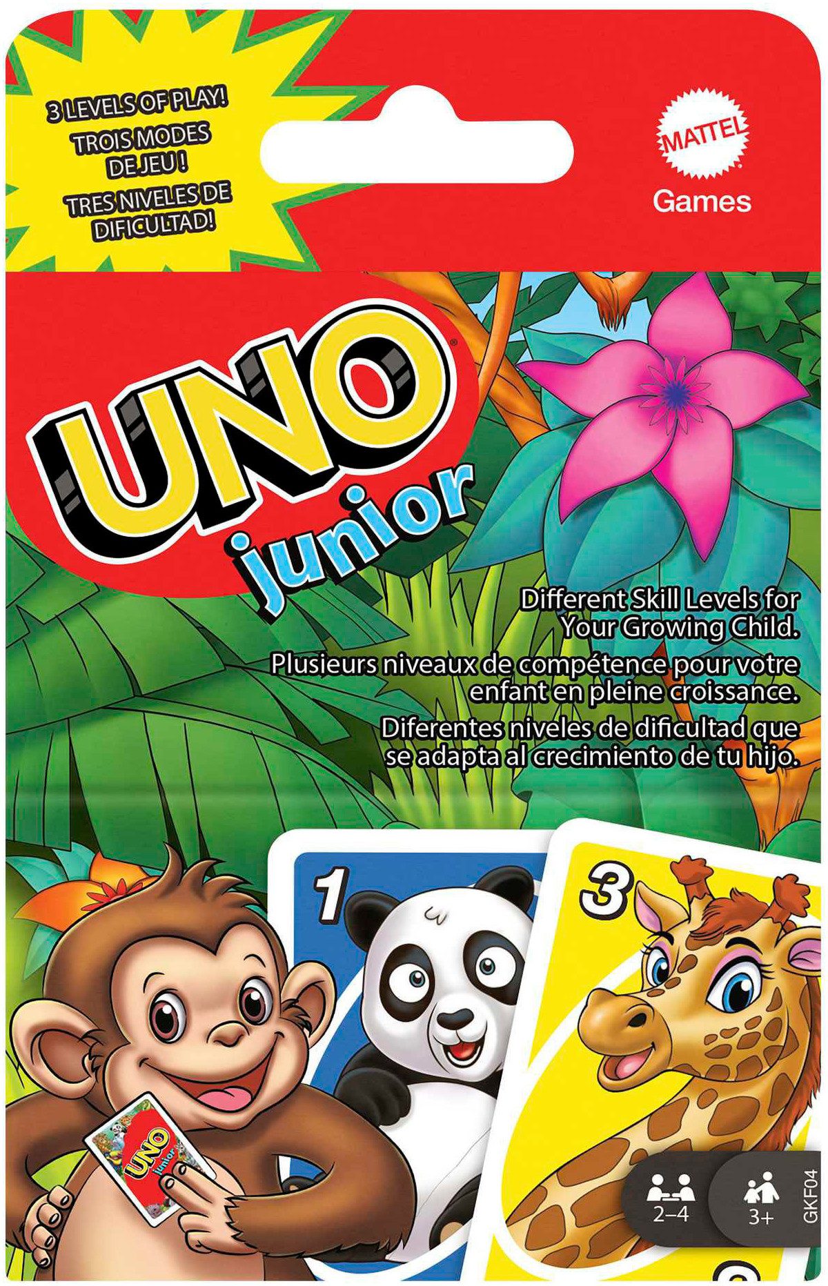 Mattel games Spiel UNO Junior, Kartenspiel