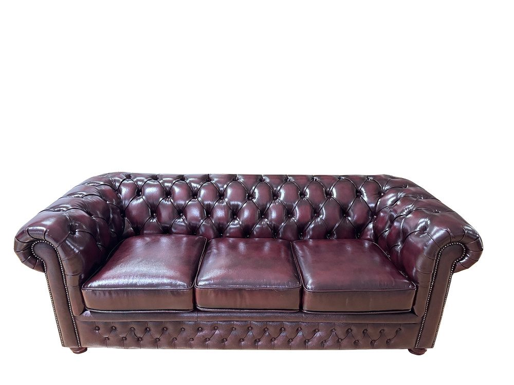Salottini Chesterfield-Sofa 3er Sofa Chesterfield 3-Sitzer Couch Liverpool SOFORT LIEFERBAR, 1 Teile, Taschenfederkern