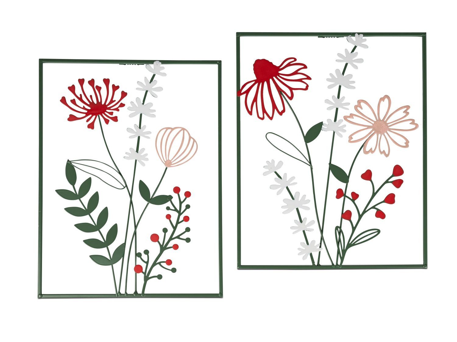 formano Wanddekoobjekt Blumen, Farbe: Mehrfarbig, Motiv: Blumen