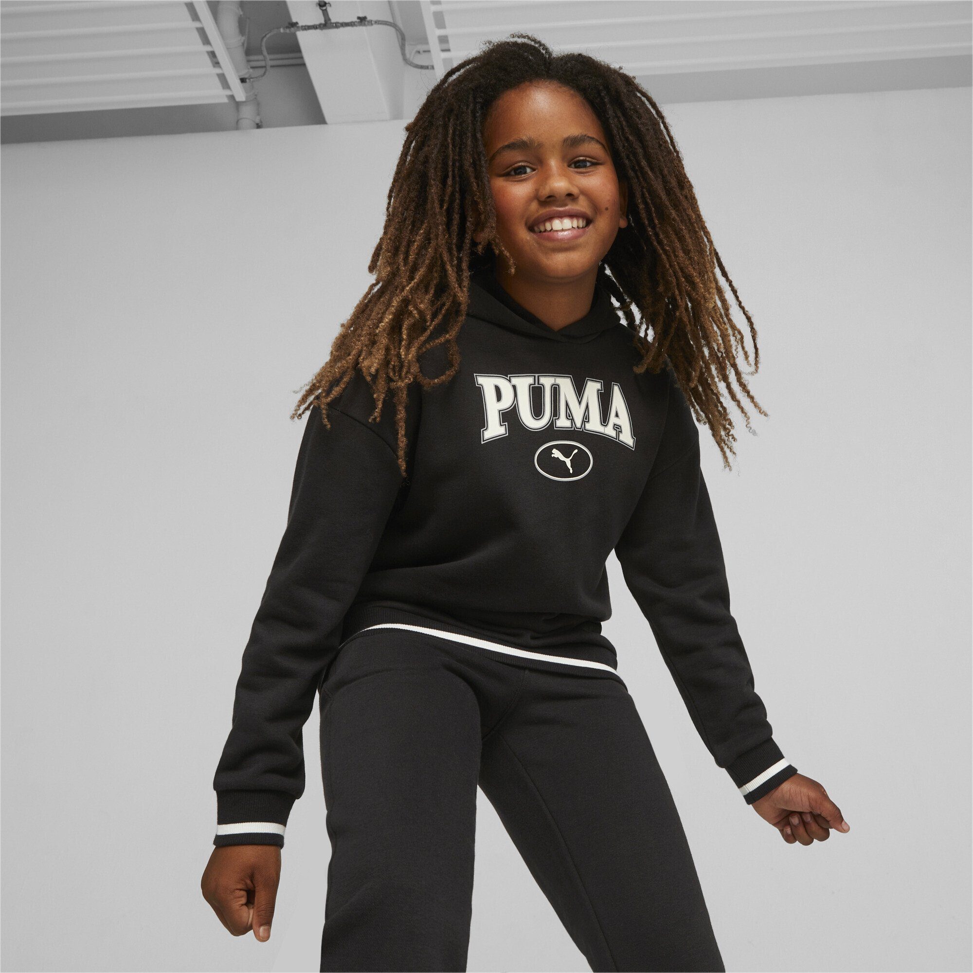 PUMA Hoodie Mädchen PUMA Sweatshirt SQUAD