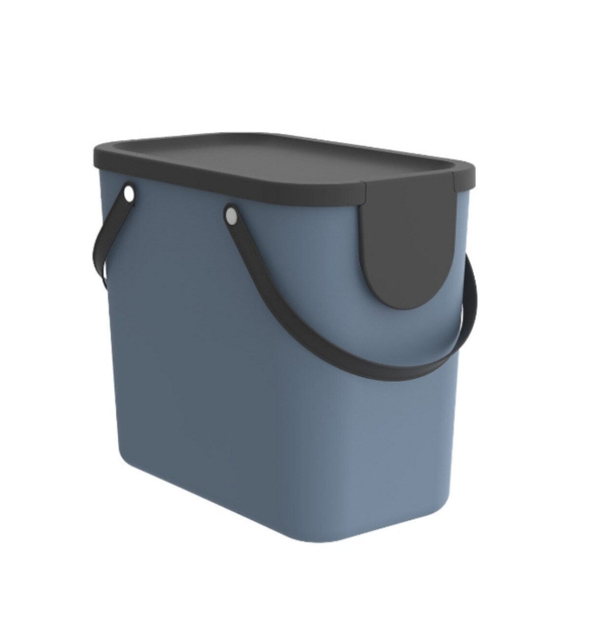 EBUY Mülleimer 25-Liter-Abfallbehälter aus Kunststoff, stapelbare Box mit Deckel