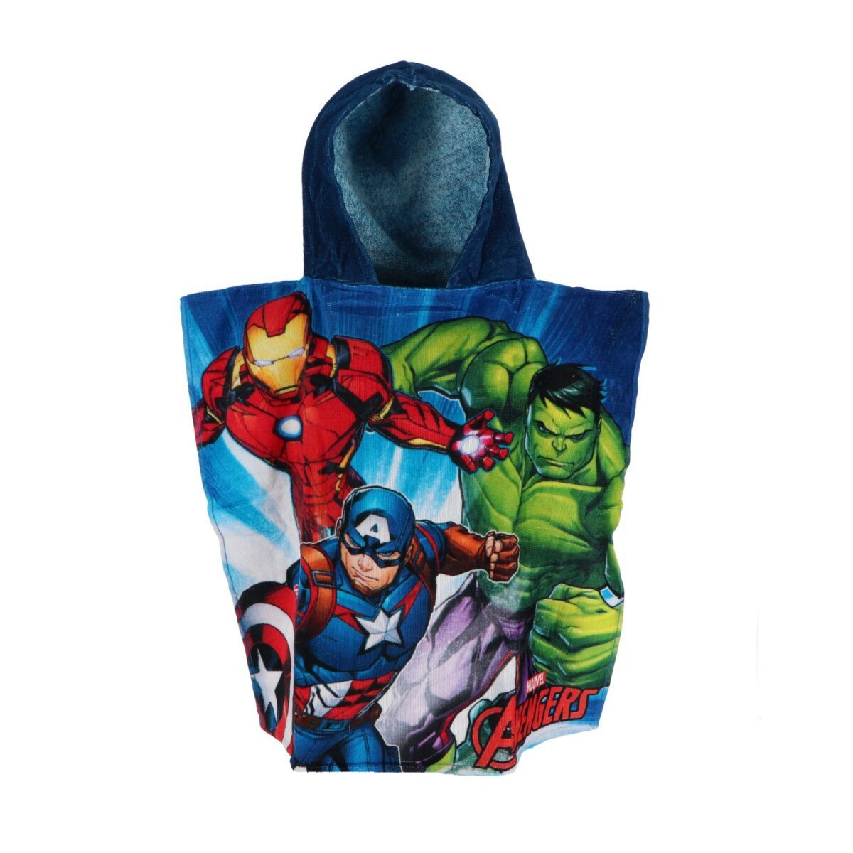 The AVENGERS Poncho Avengers Poncho Weicher Kapuzenponcho für Kinder
