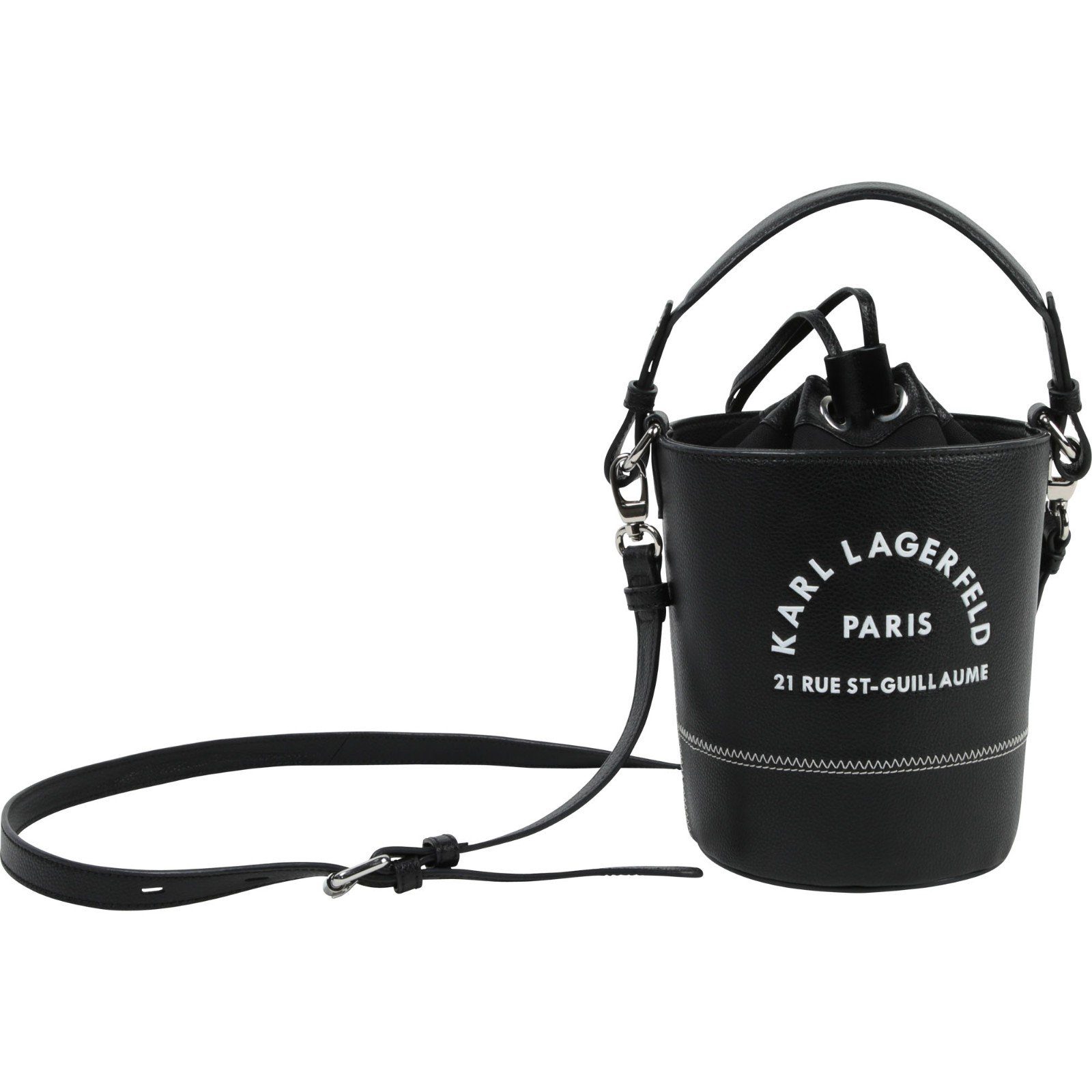 KARL LAGERFELD Umhängetasche KARL LAGERFELD Kids Tasche Beuteltasche schwarz Mini Me
