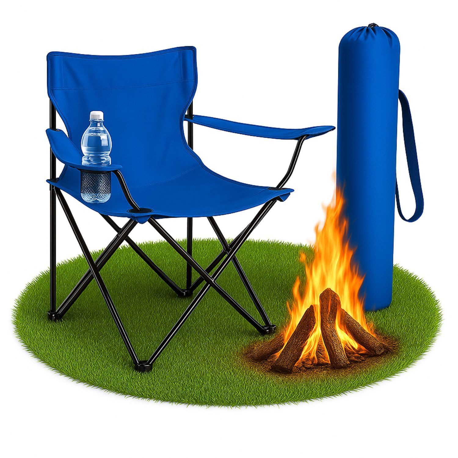Coemo Gartenstuhl, faltbarer Campingstuhl Blau mit günstig online kaufen