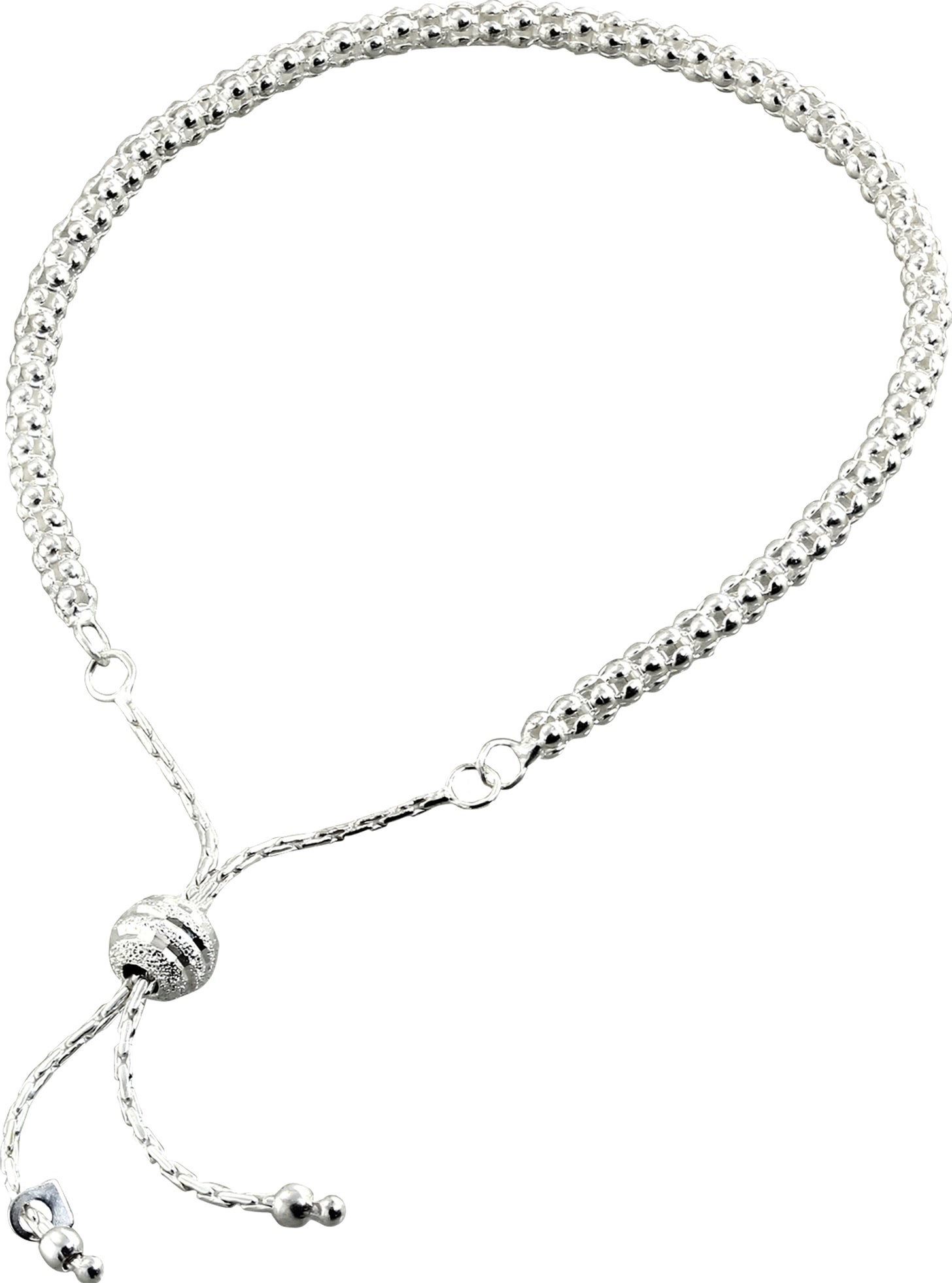 SilberDream Silberarmband SDA7090X SilberDream Damen Armband variable Größe (Armband), Damen Armband (diamantierte Kugeln) bis ca. 22cm, 925 Sterling Silber