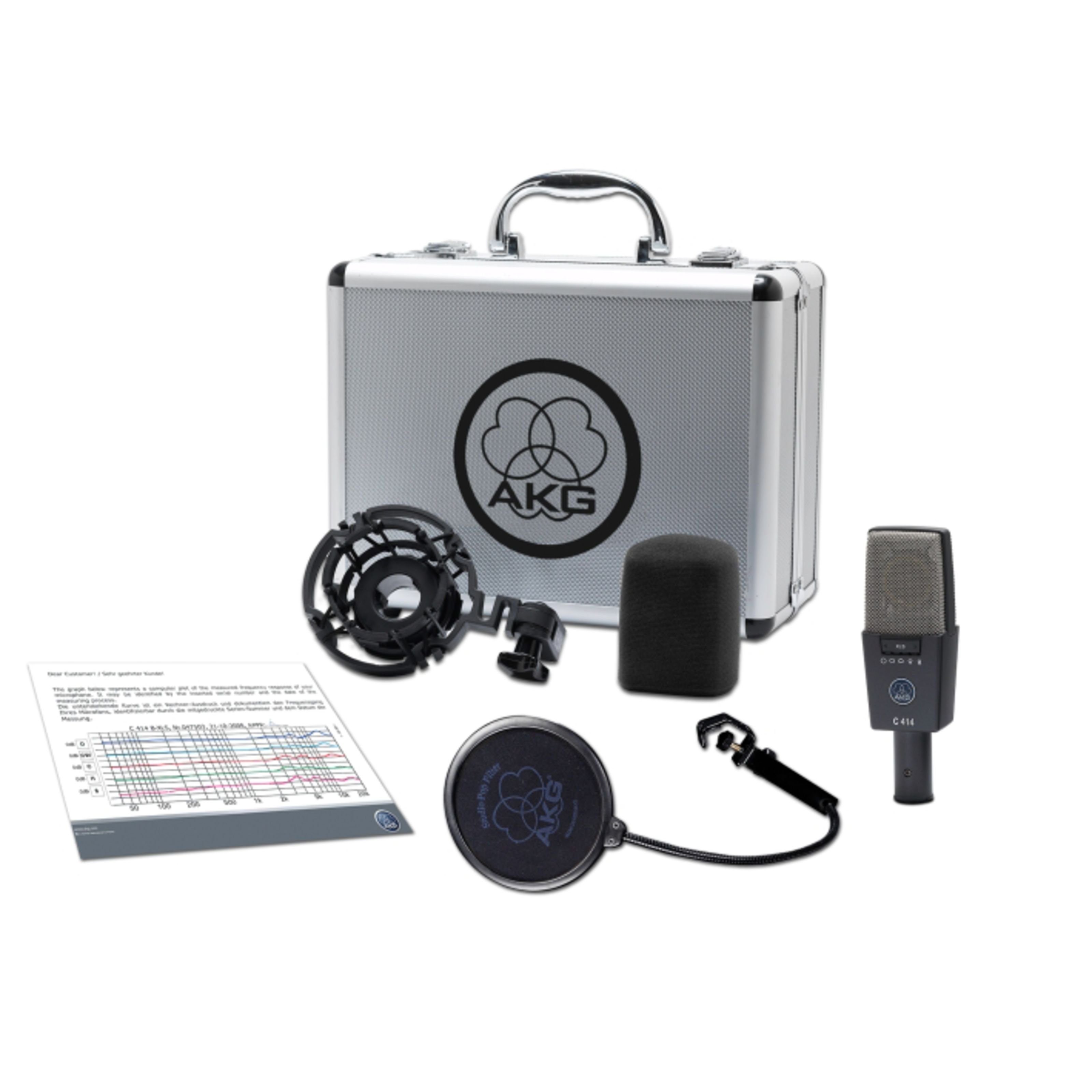 AKG Mikrofon (C414 XLS Großmembran Kondensatormikrofon), C414 XLS - Kondensatormikrofon