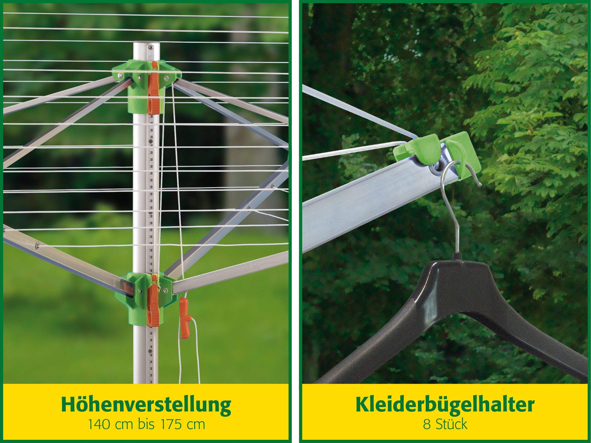 Juwel Wäschespinne Juwel Wäschespinne ComfortPlus 600 5-6 Wäscheladungen