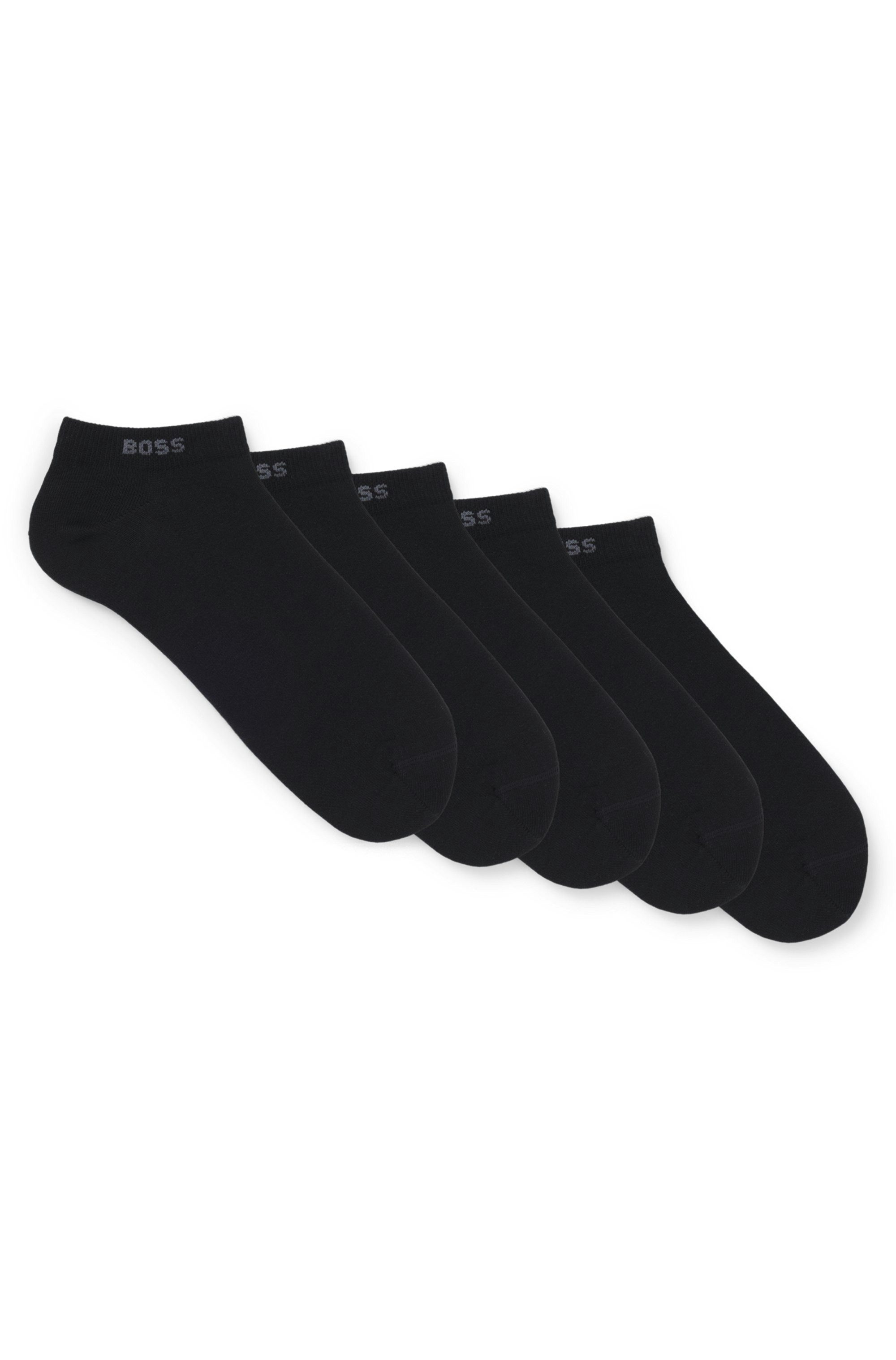 BOSS Sneakersocken 5P AS Uni CC (Packung, 5-Paar) mit BOSS Label