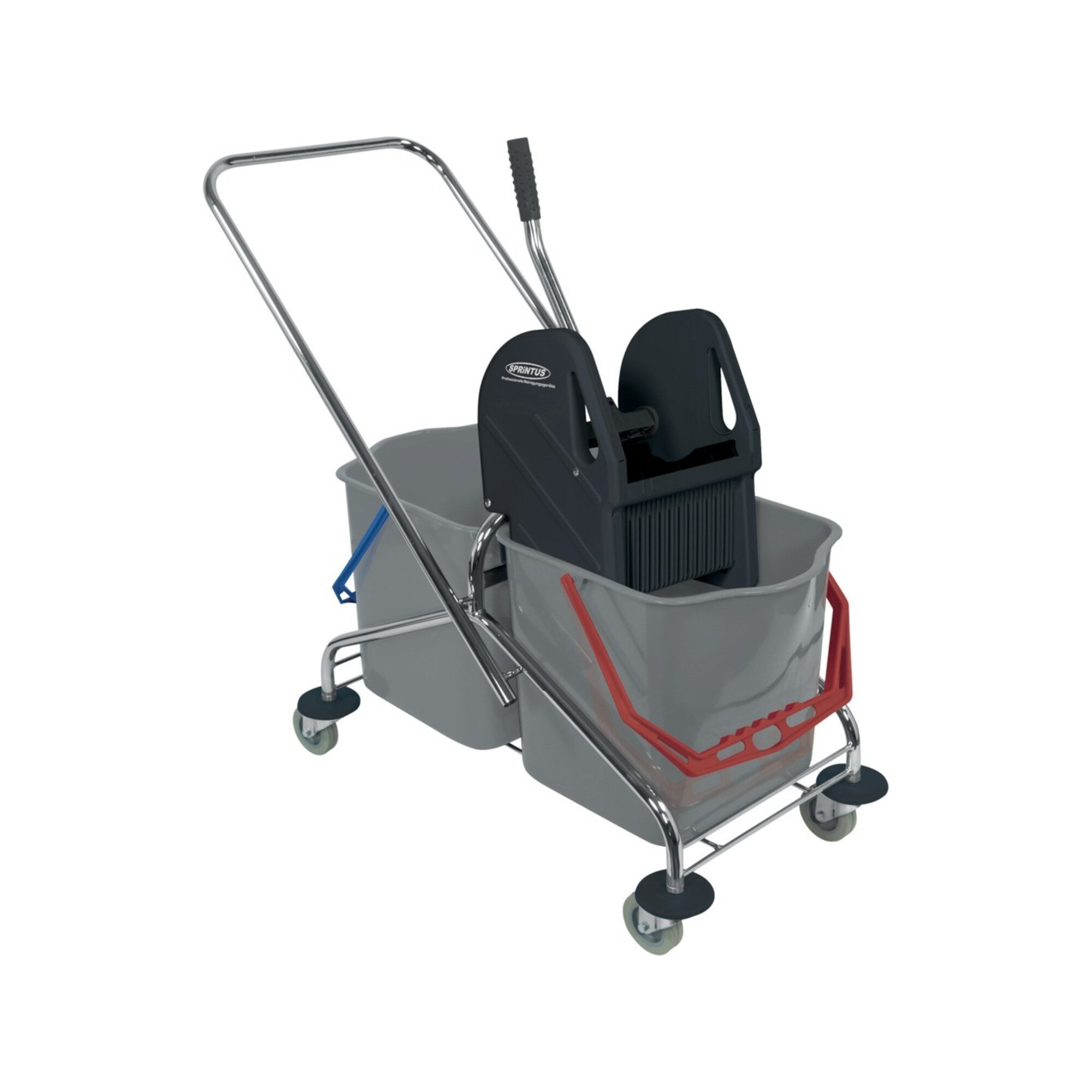 Sprintus Putzwagen Sprintus Reinigungswagen Eimer 2x27l, Presse STA