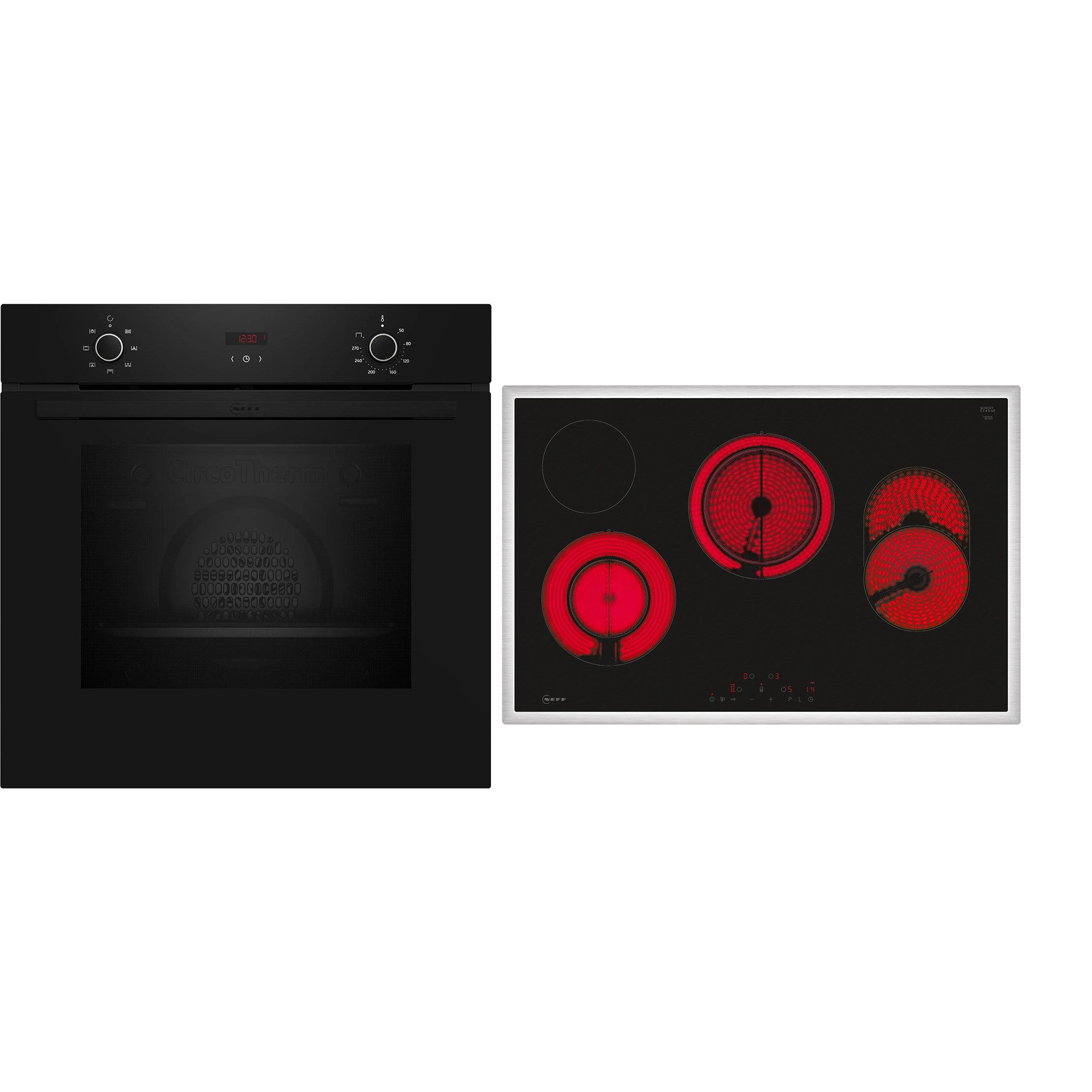 NEFF Backofen Neff BX38B0, Backofen-Set, mit 4