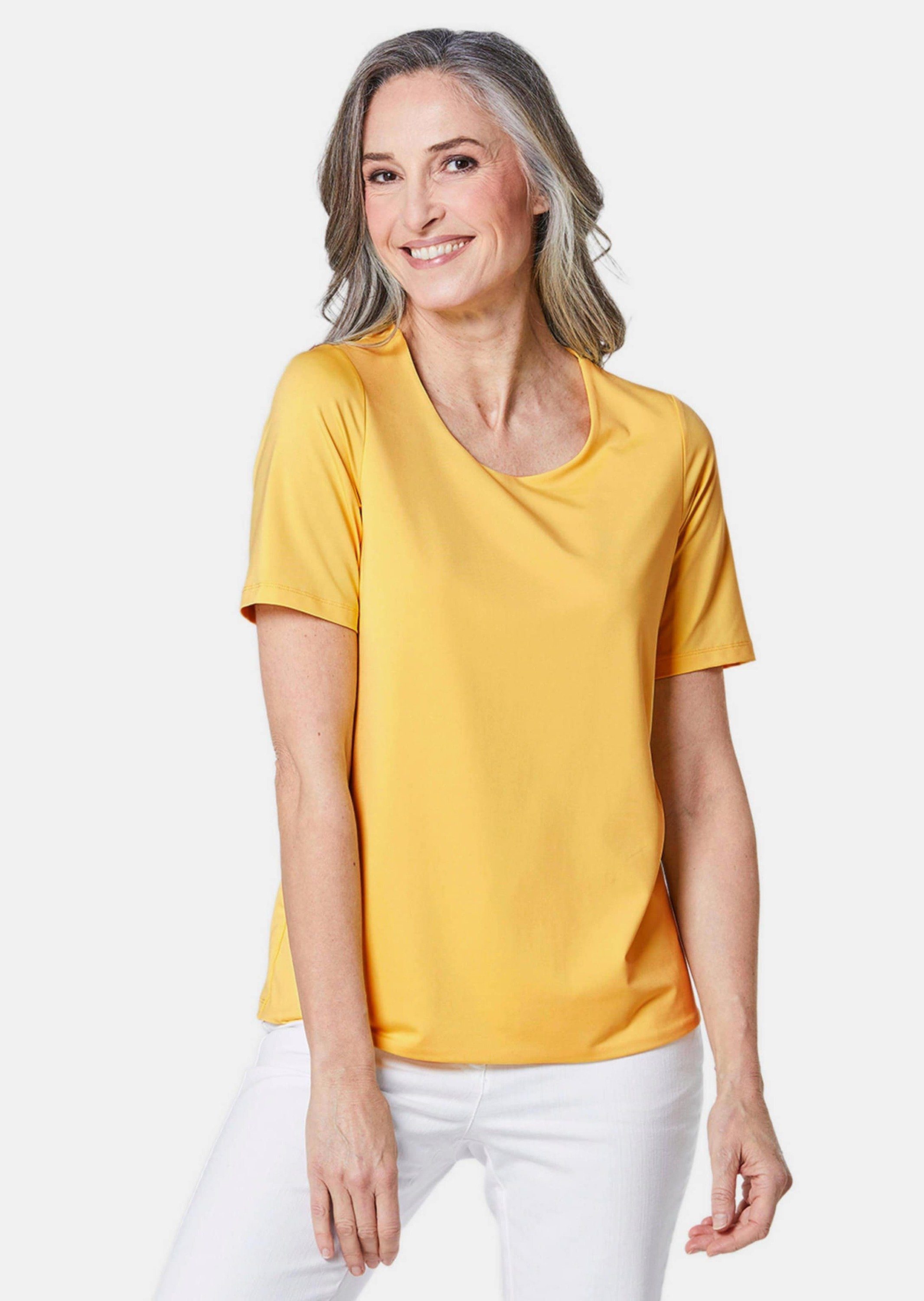 GOLDNER T-Shirt Gepflegtes Shirt in formstabiler günstig online kaufen