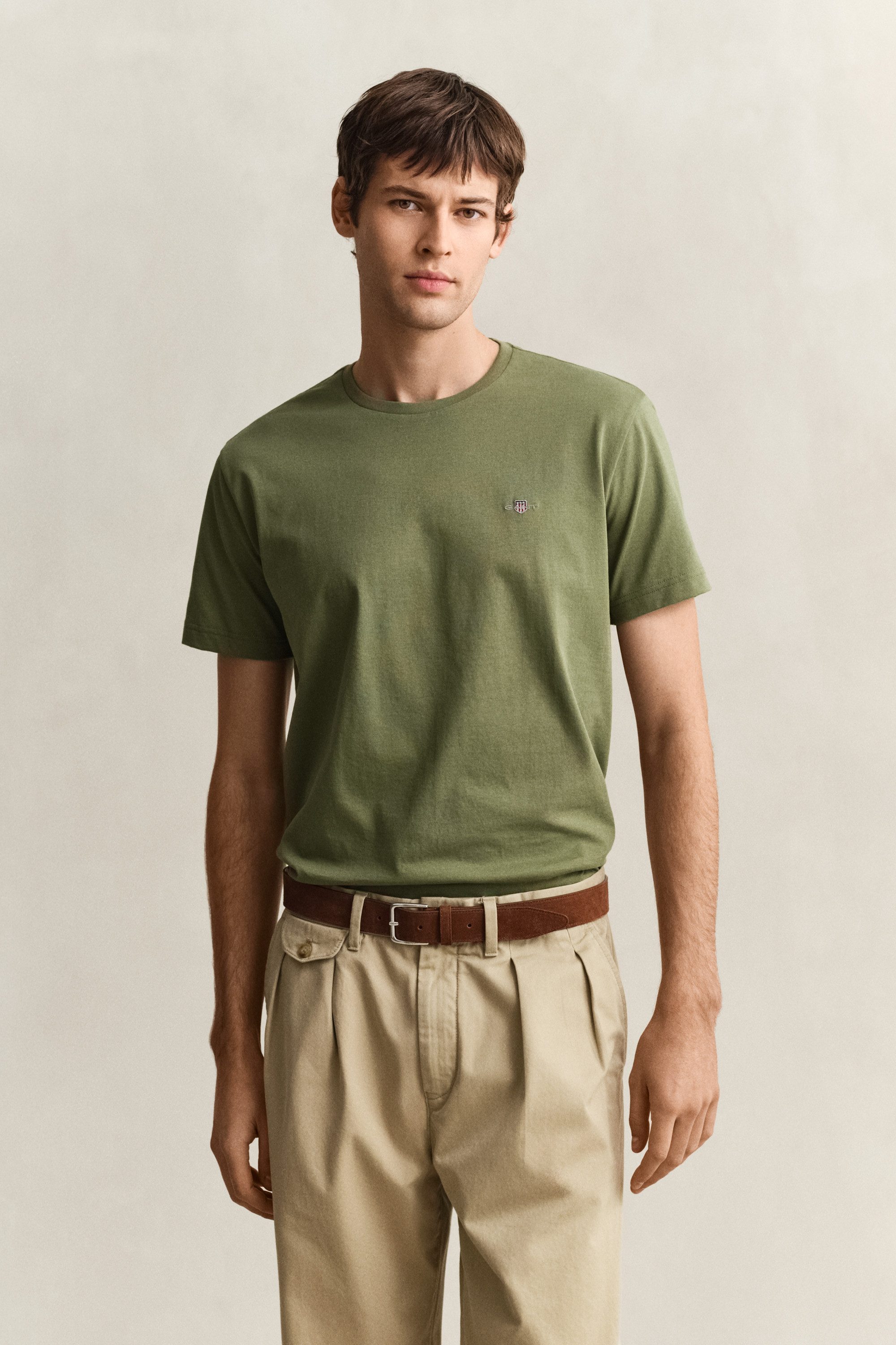 Gant T-Shirt REG SHIELD SS T-SHIRT mit Logostickerei auf der Brust günstig online kaufen