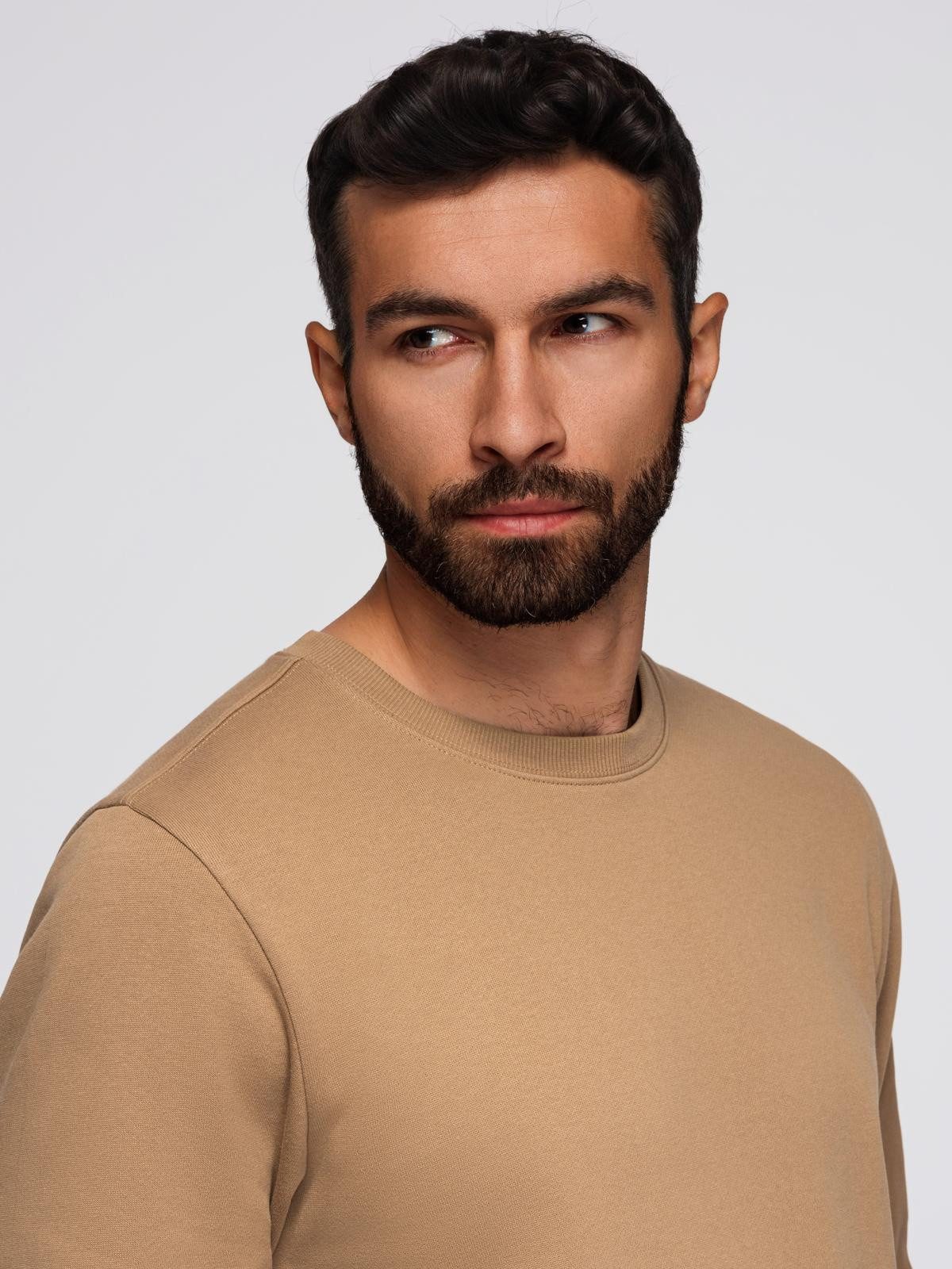 OMBRE Sweatshirt Herren BasicSweatshirt mit Rundhalsausschnitt