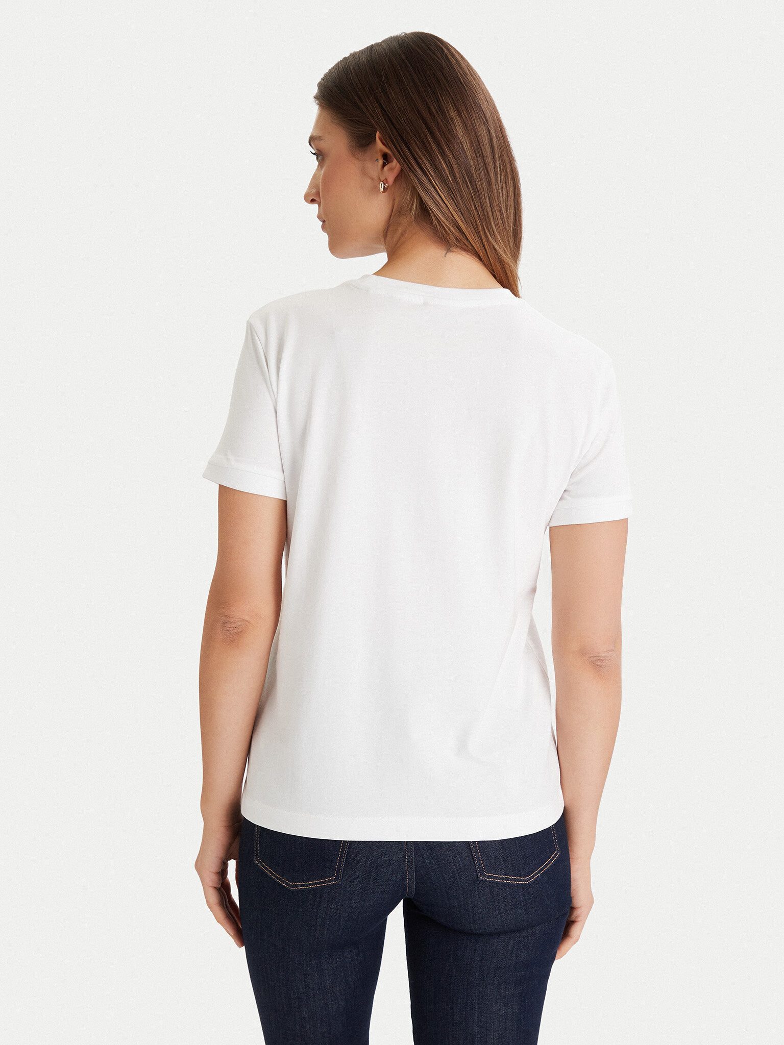 Guess Kurzarmshirt Guess - CALIDA SS T-SHIRT - Damenshirt mit Logo