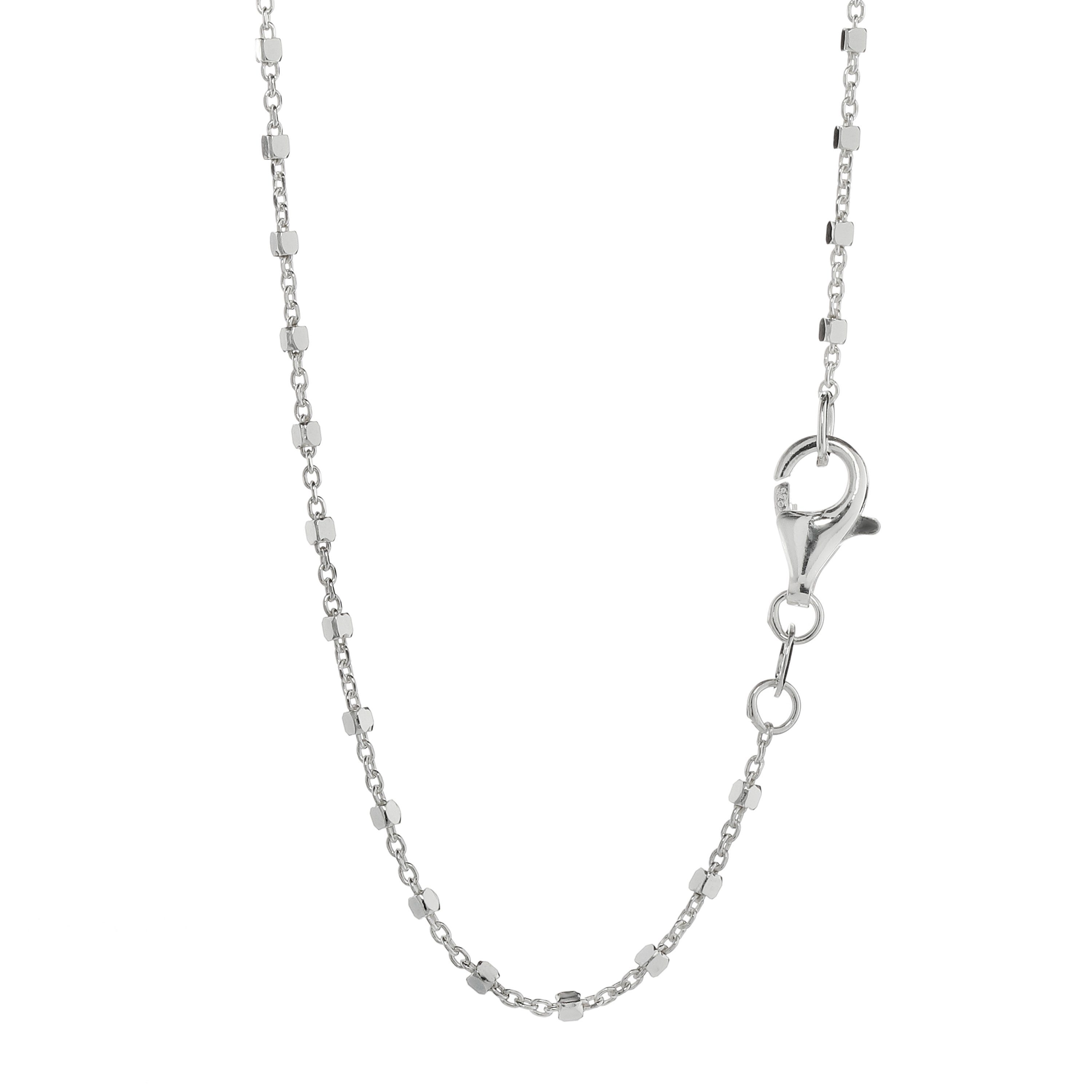 NKlaus Gliederkette Halskette 38cm 925 Silber Ankerkette Fantasie Dame