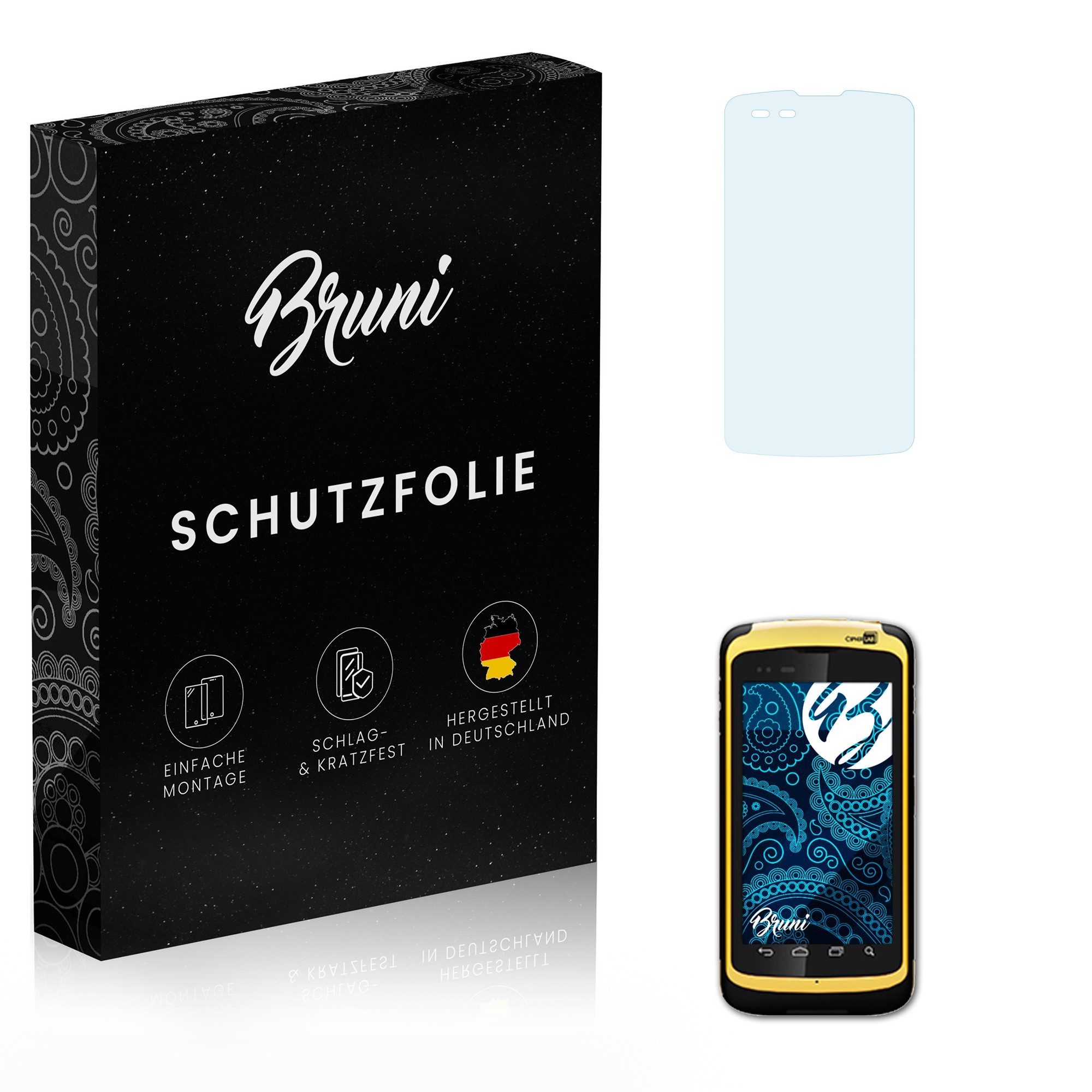 Schutzfolie Glasklare Displayschutzfolie für CipherLab RS50
