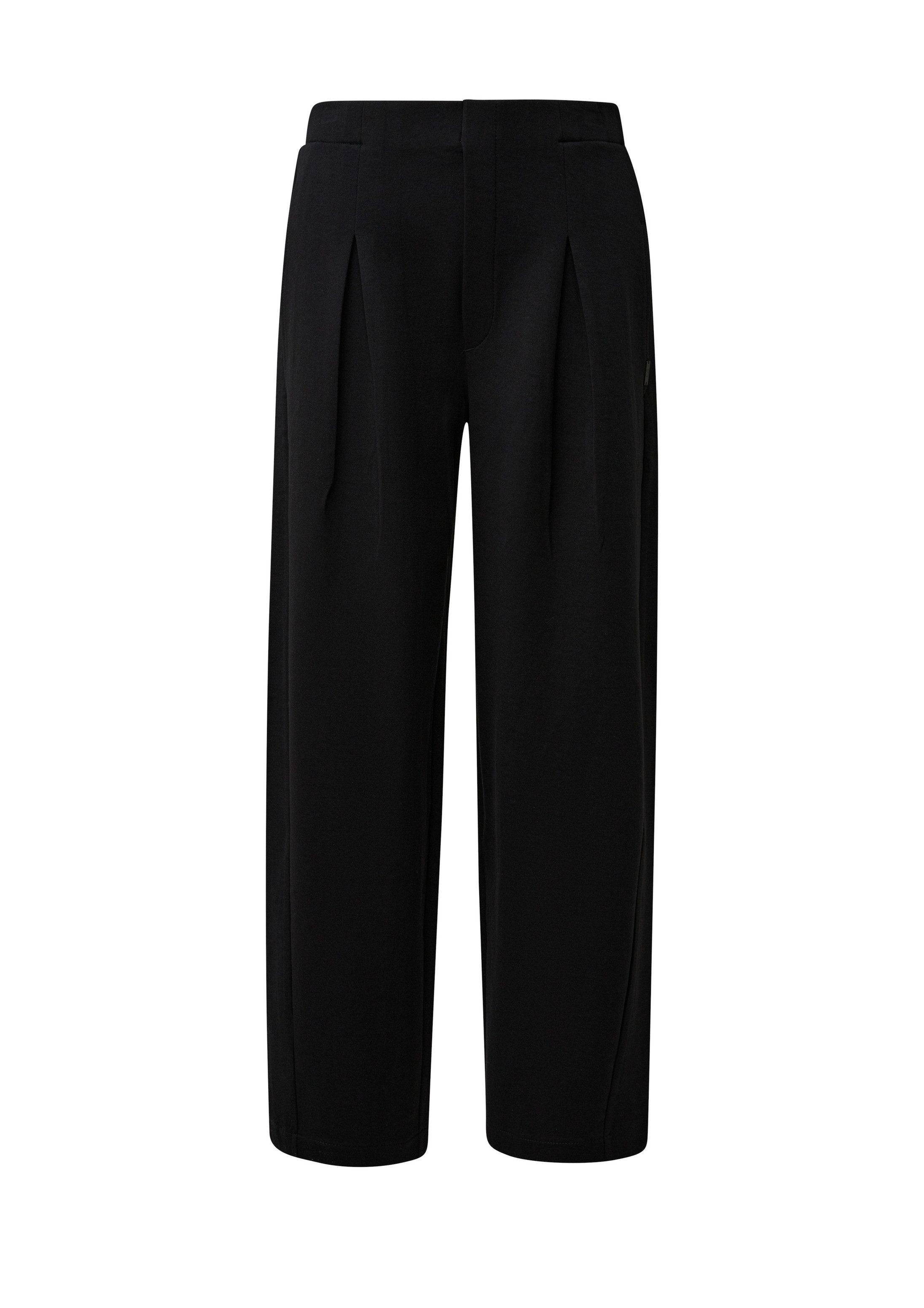 QS Chinos Hose Jogpants mit Barrel Leg