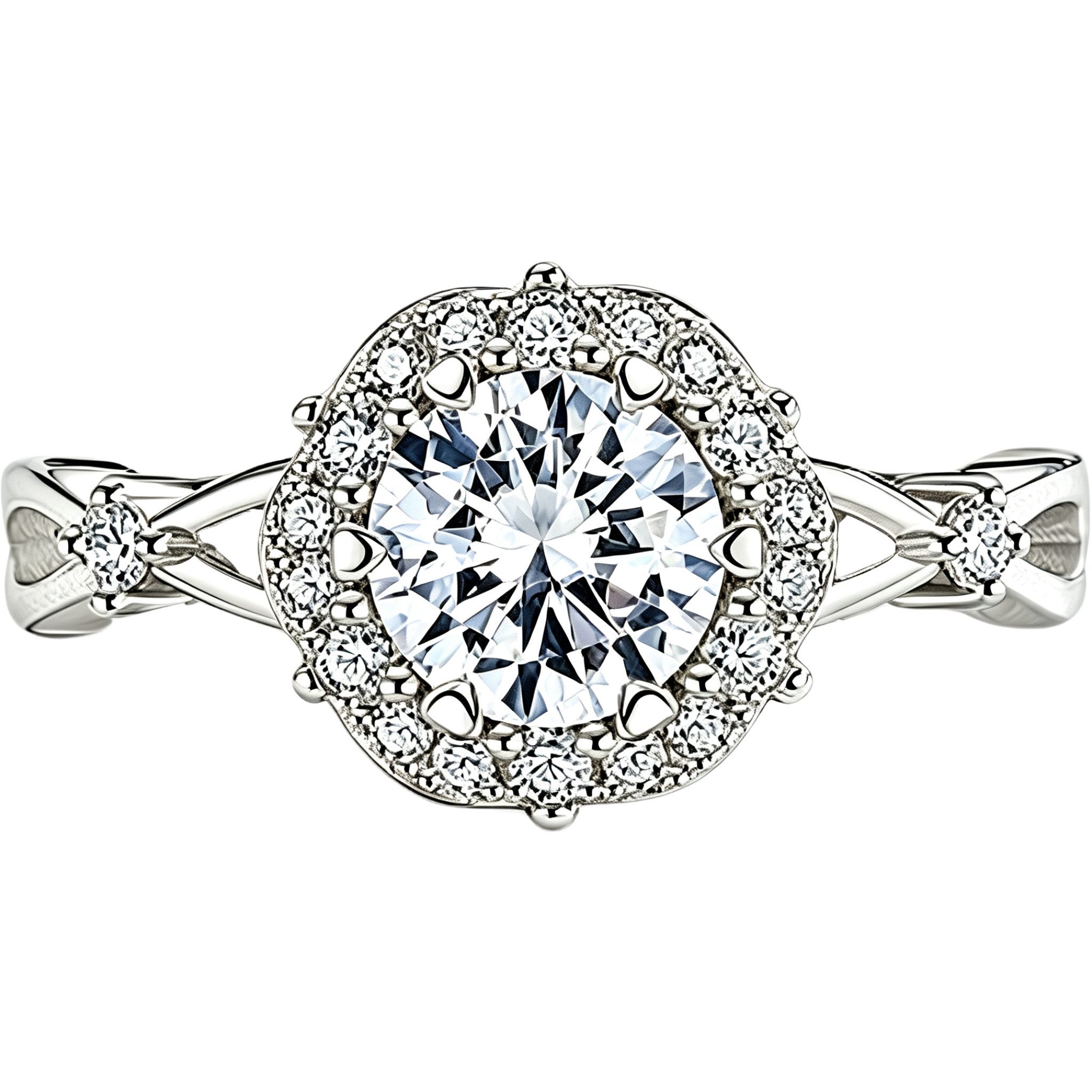 Jumpeak Diamantring 0.5ct-3ct,D VS1,Damenringe, Eheringe, Verlobungsringe, IGI-Zertifikat, 14k Gold,Hochzeitsgeschenk,Verlobungsgeschenk, Muttertagsgeschenk