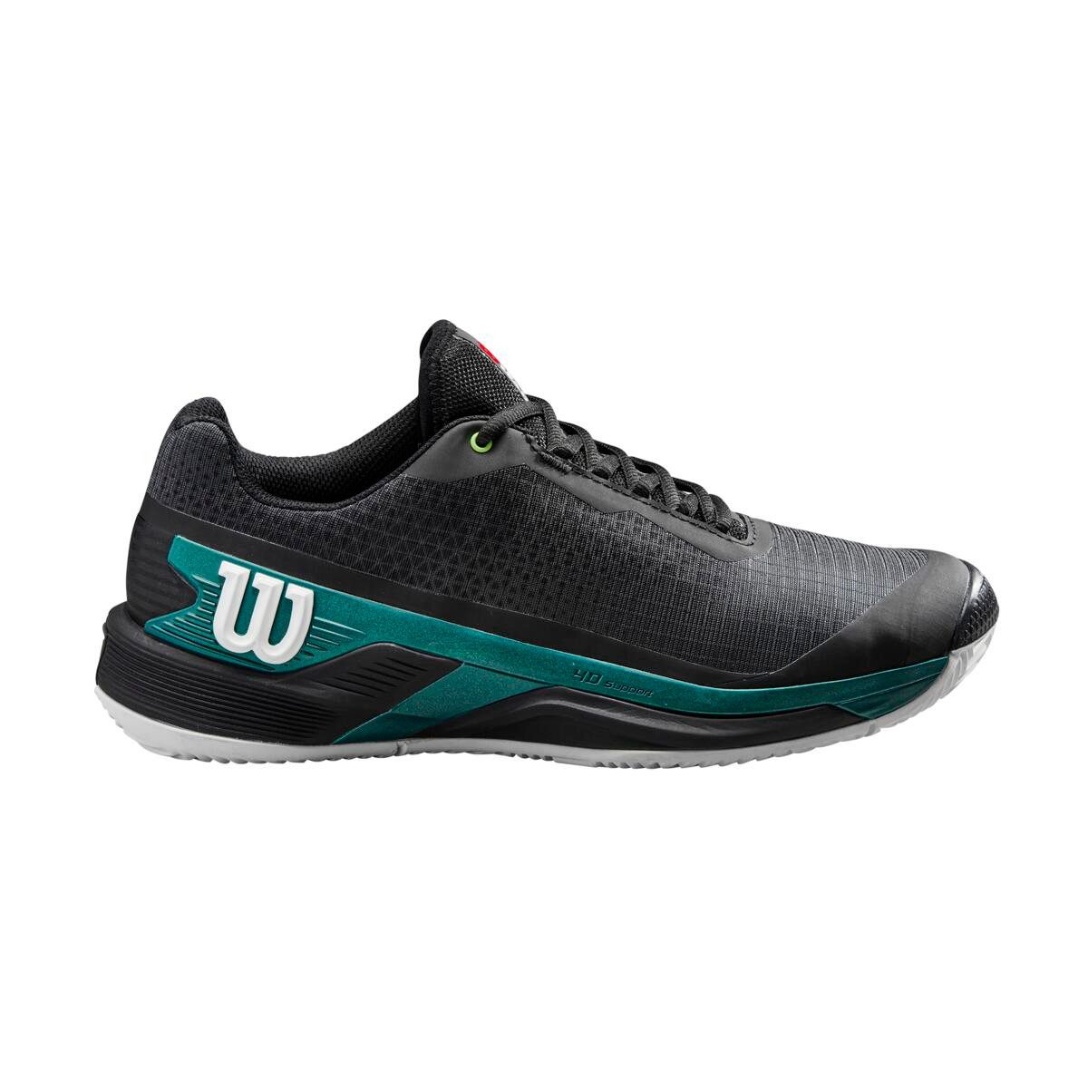 Wilson Rush Pro 4.0 Clay/Sandplatz 2024 schwarz Herren Tennisschuh