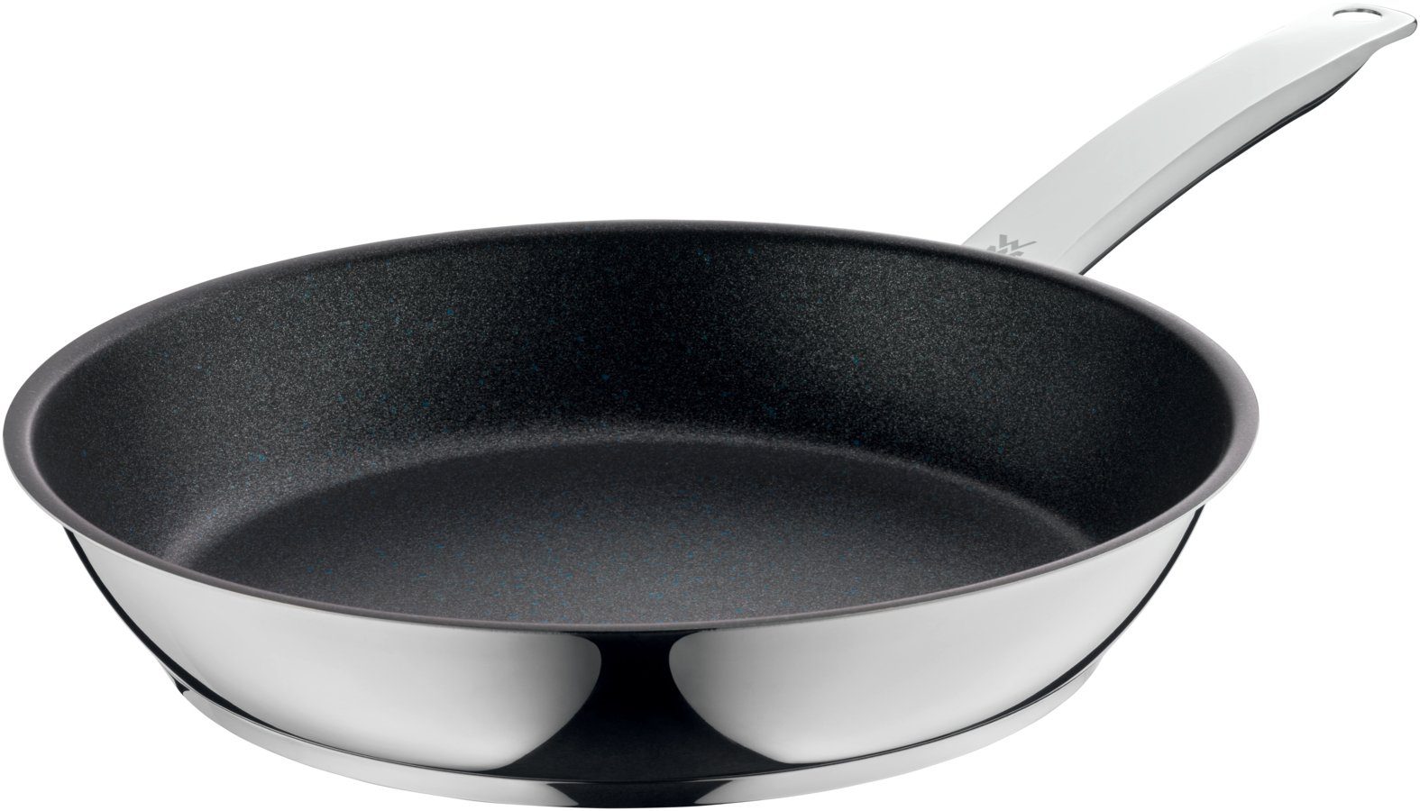 WMF Bratpfanne PermaDur Advance Stielpfanne, 28 cm, Cromargan® Edelstahl rostfrei 18/10, PermaDur Advance
