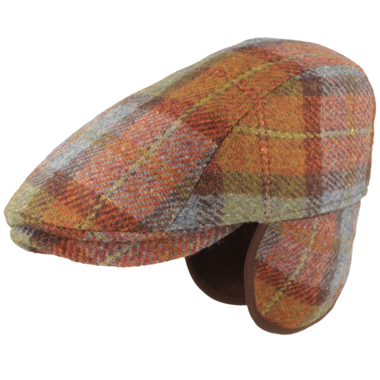 Göttmann Schiebermütze Richmond buntes Karo mit Ohrenschutz