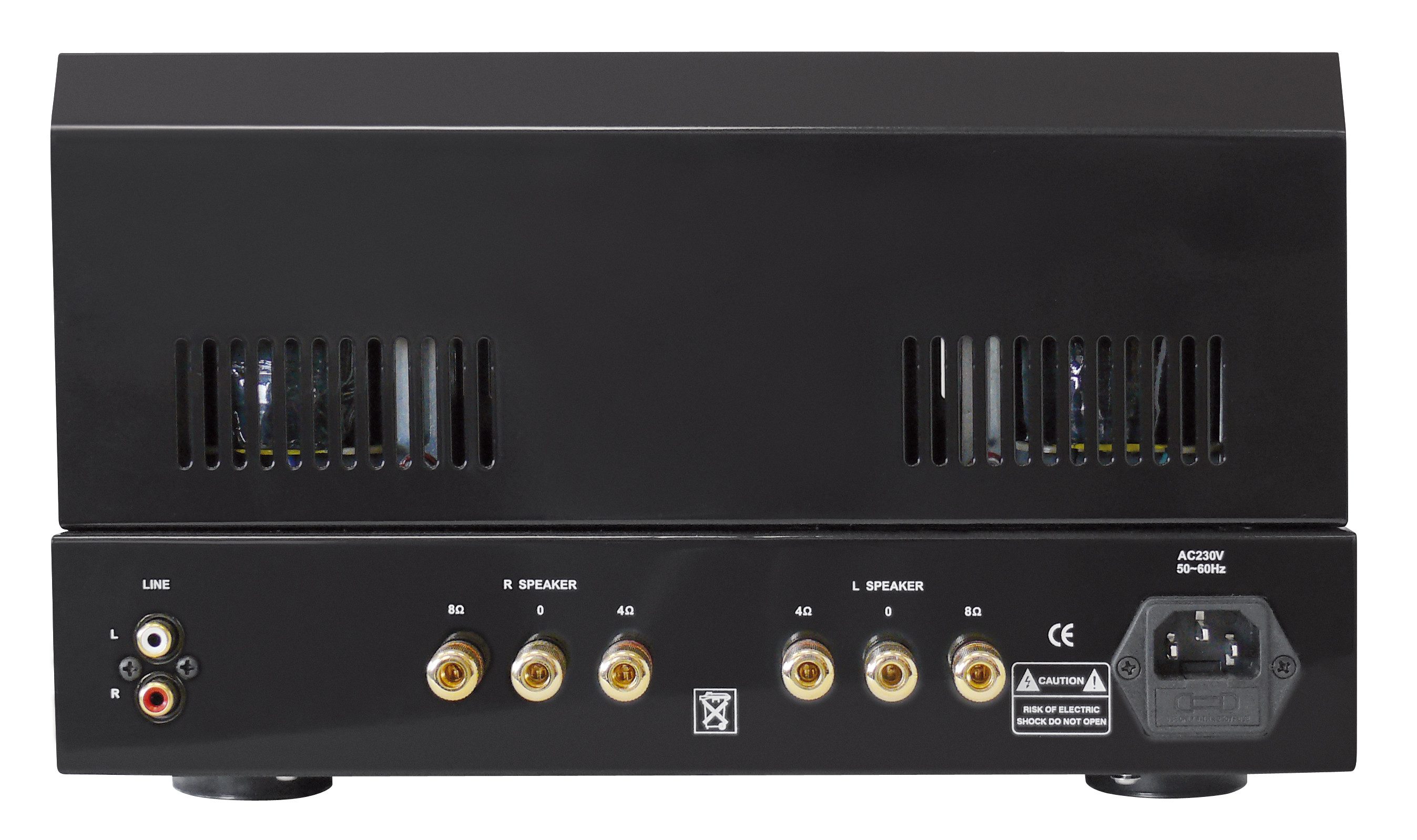 Dynavox VR-20 Vollverstärker (Anzahl Kanäle: 2-Kanal, 20 W, Röhrenverstärker, Vintage-Design, abnehmbares Schutzgitter)