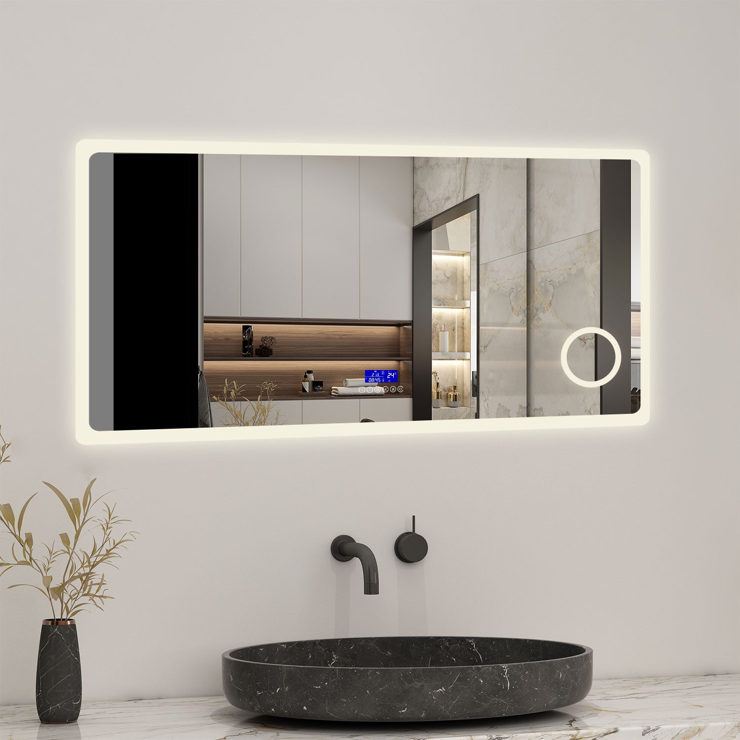 Aica Sanitär Badspiegel LED Spiegel Badezimmerspiegel günstig online kaufen
