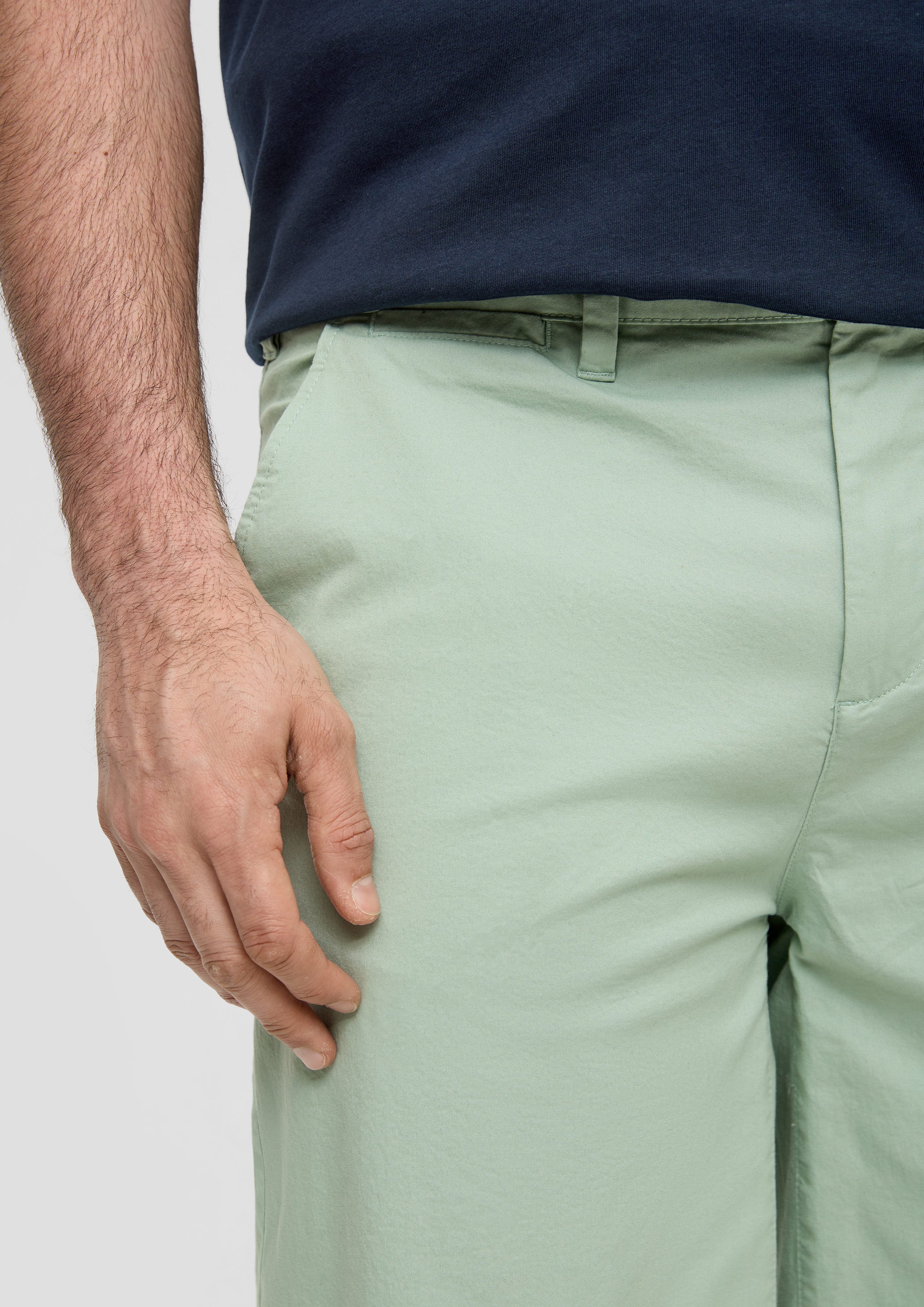 s.Oliver Bermudas Bermuda-Hose mit Gürtelschlaufen günstig online kaufen
