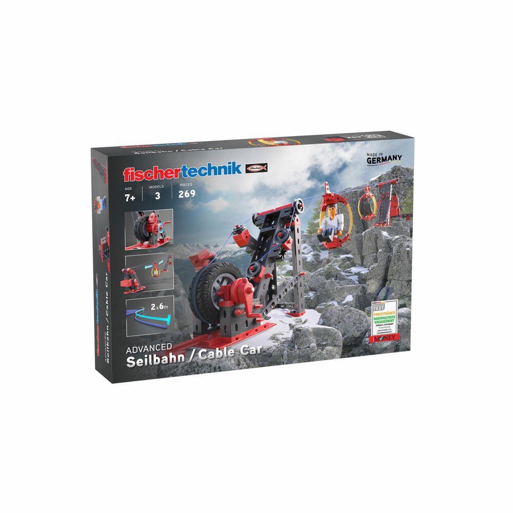 fischertechnik Seilbahn 269-tlg. Konstruktions-Spielset, (269 St)
